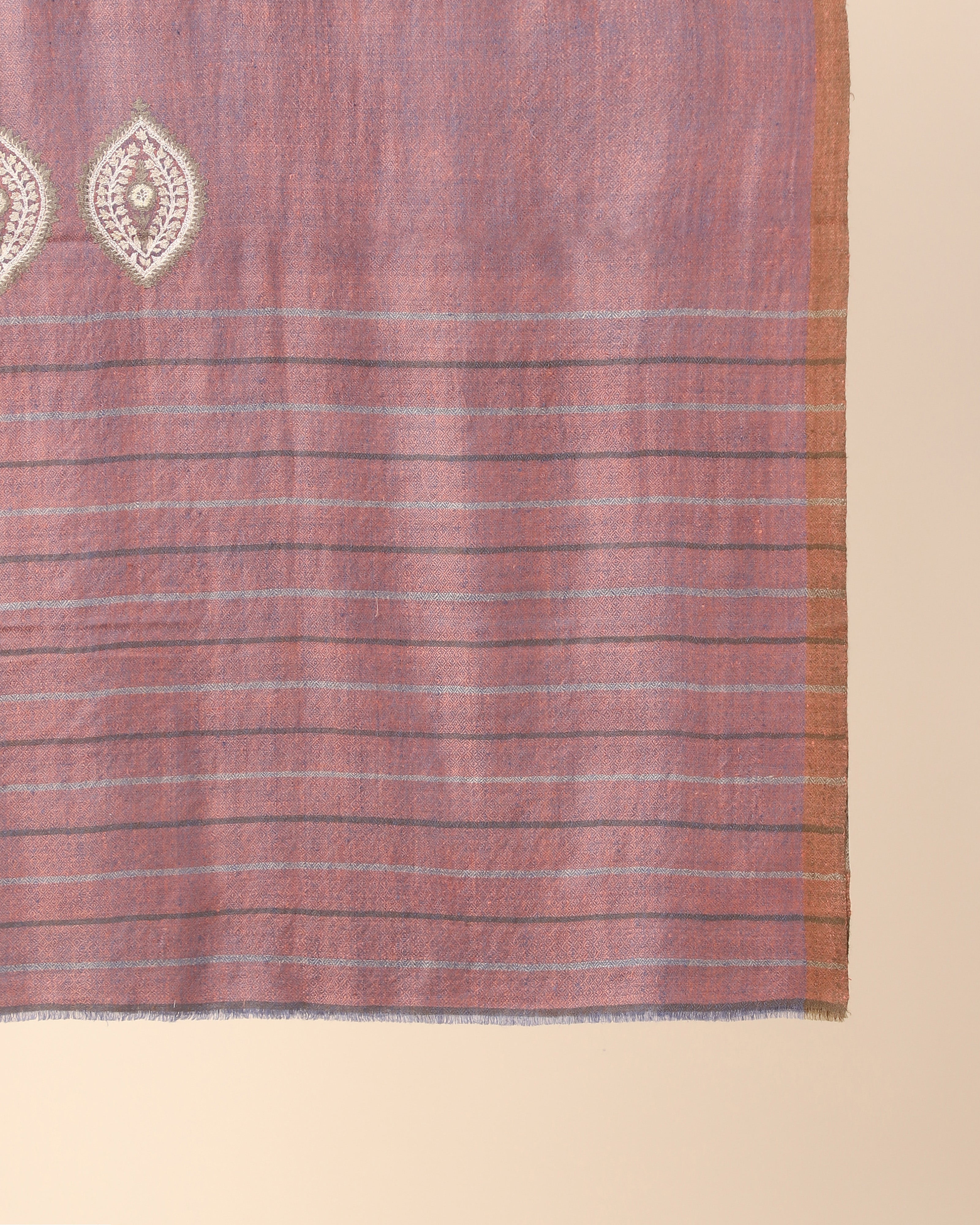 Daneen Kashmir Sozni Embroidery Pashmina Stole