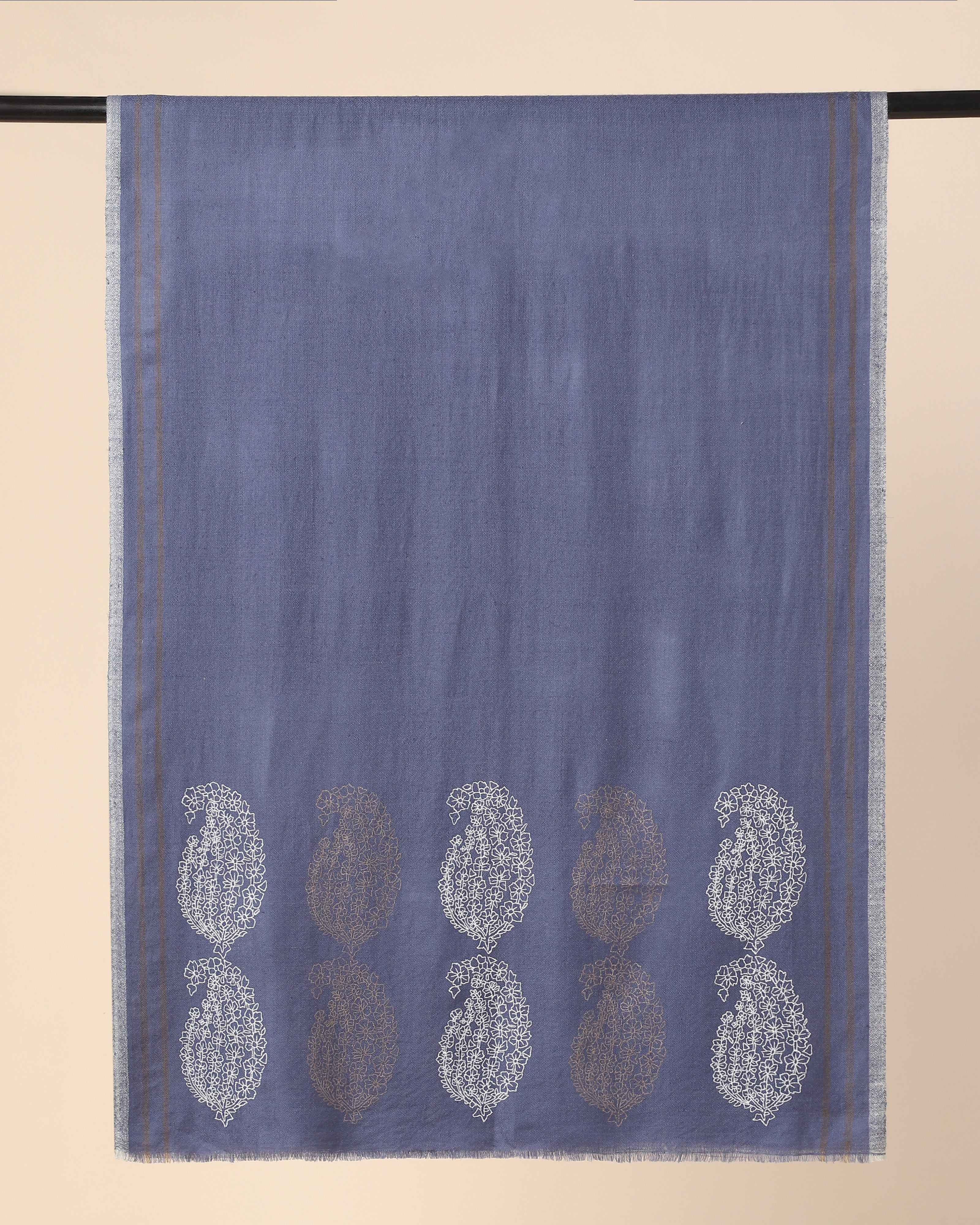 Gauhar Kashmir Sozni Embroidery Pashmina Stole