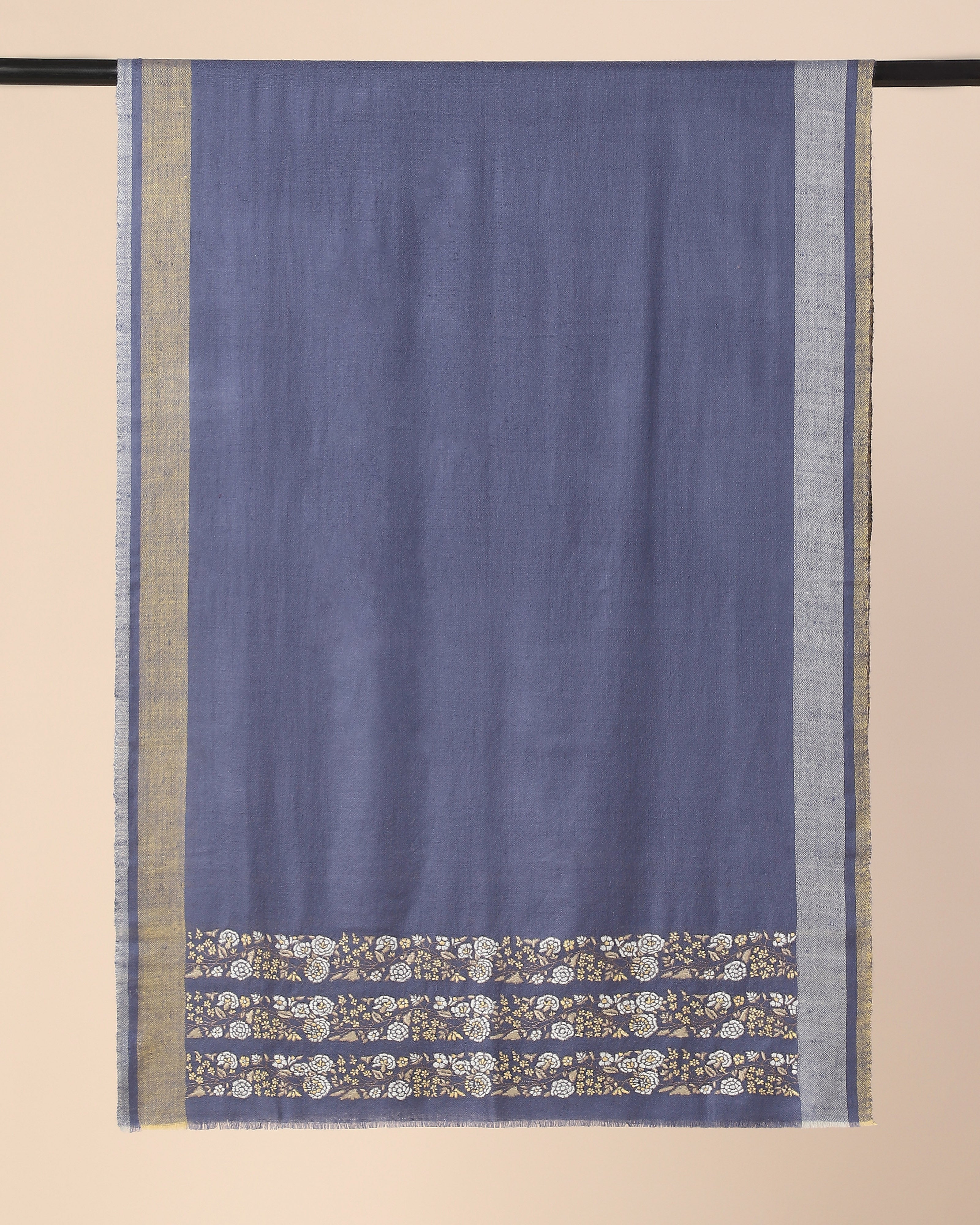 Ishika Kashmir Sozni Embroidery Pashmina Stole