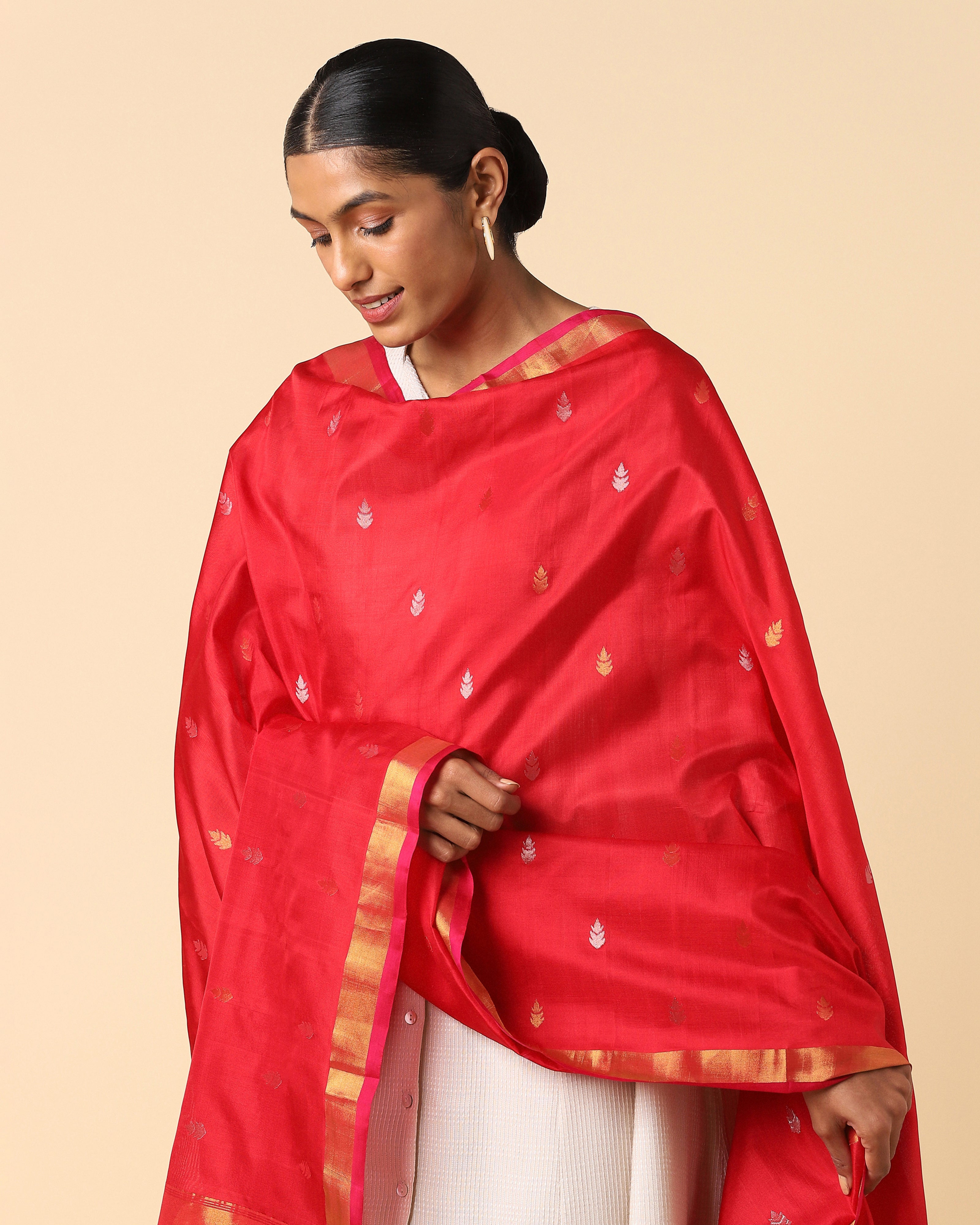 Samhidha Uppada Jamdani Silk Dupatta