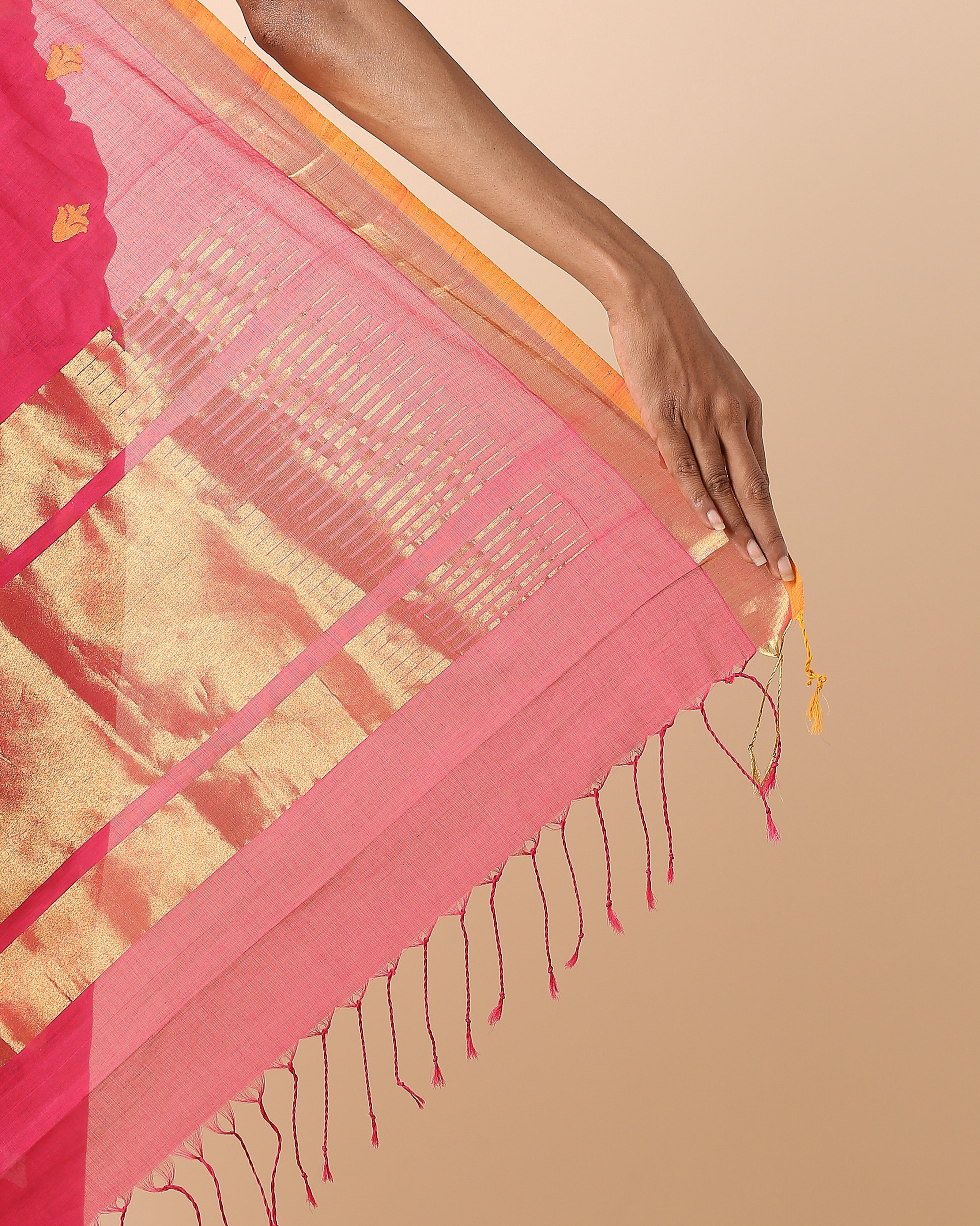 Ashwika Uppada Jamdani Cotton Saree