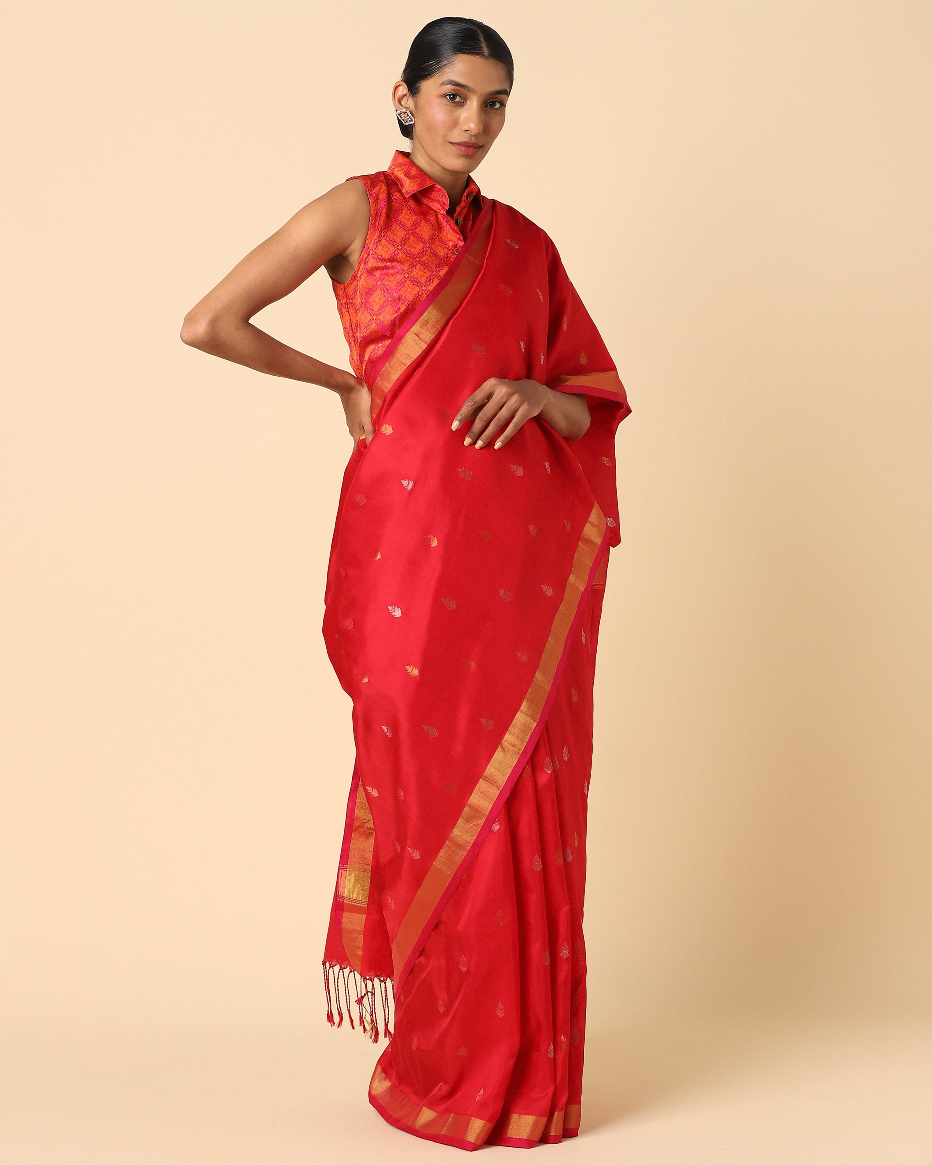 Samhidha Uppada Jamdani Silk Saree
