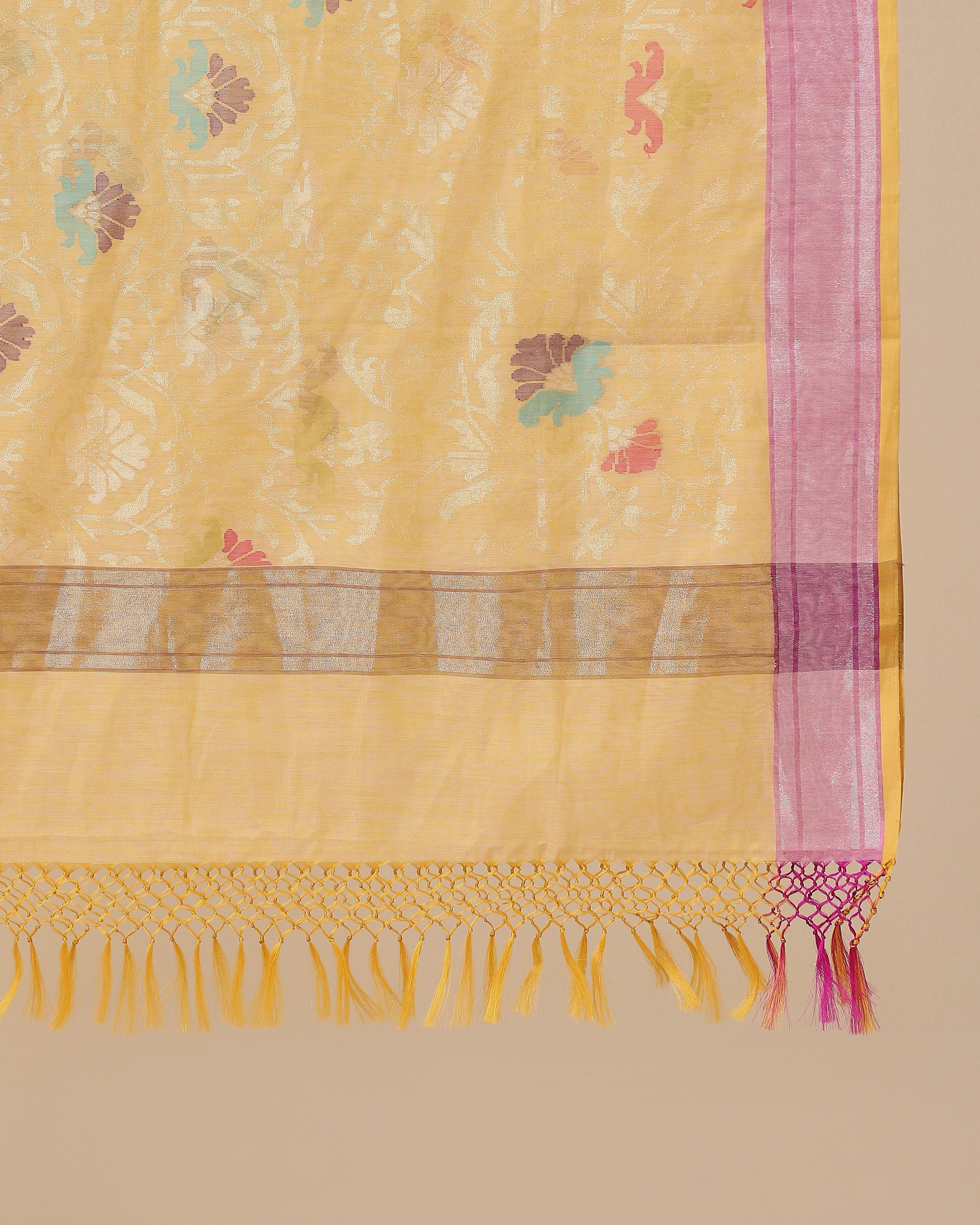 Laksh Banarasi Jamdani Silk Cotton Dupatta