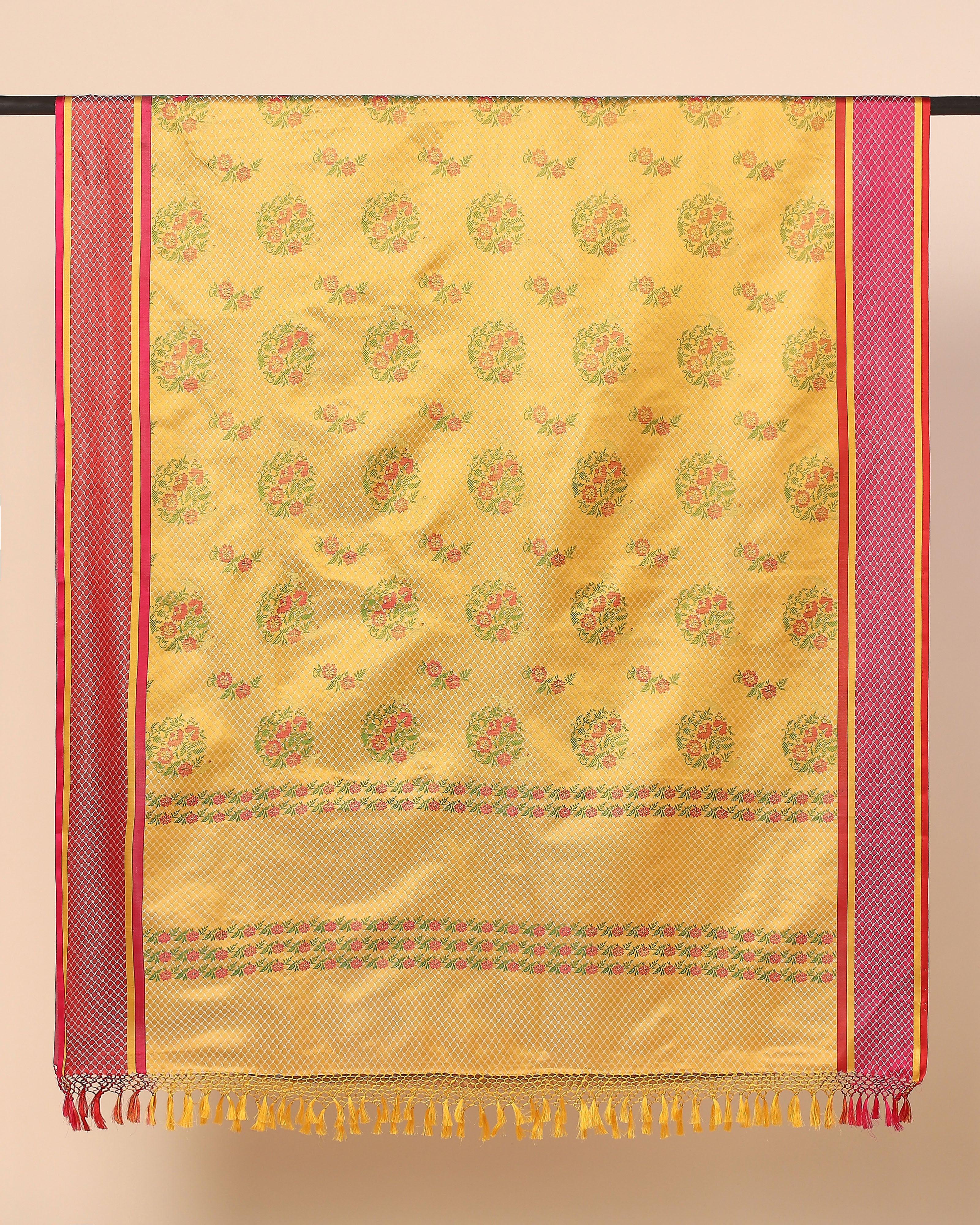 Raechal Banarasi Tanchoi Silk Dupatta