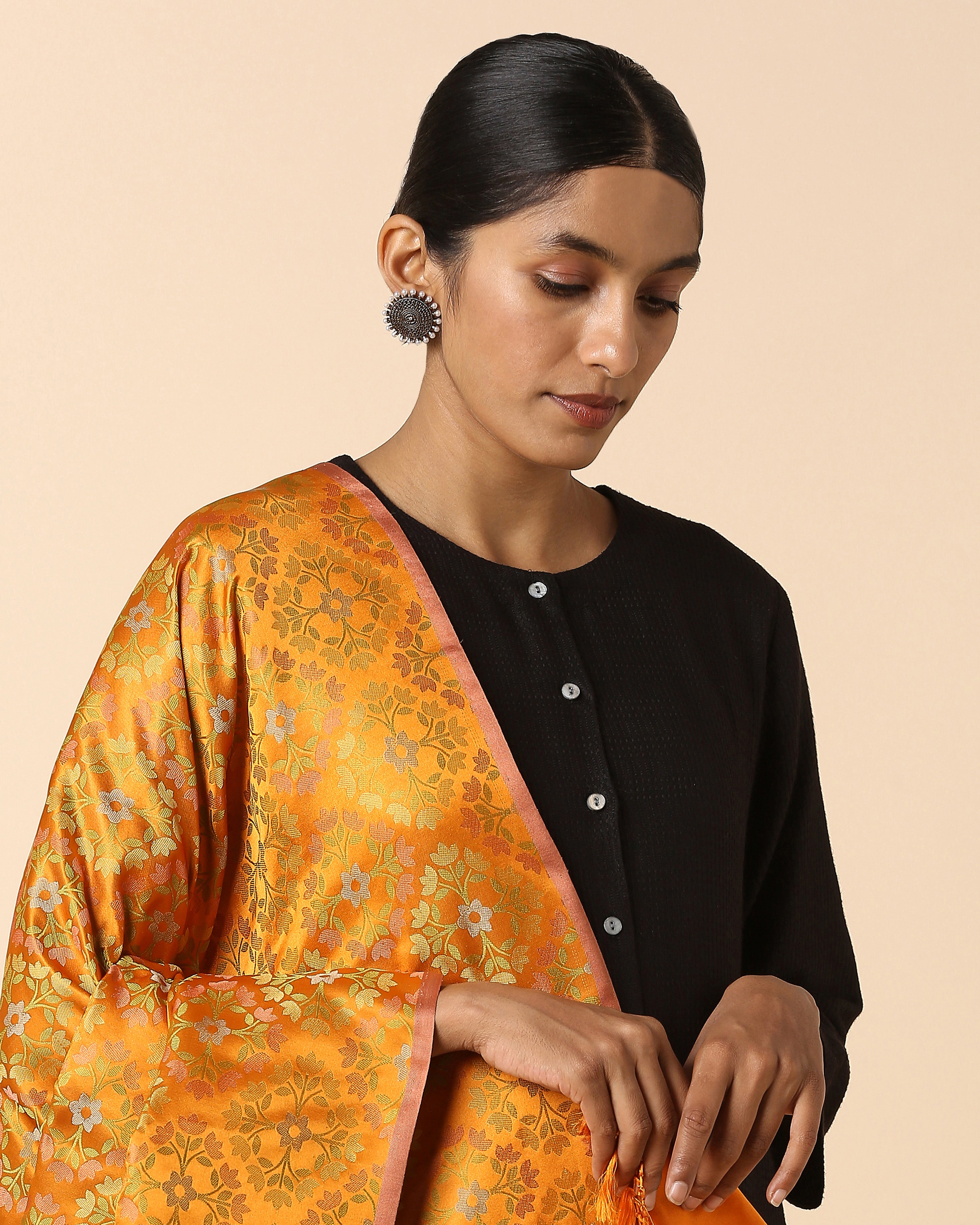 Avnish Banarasi Tanchoi Silk Dupatta