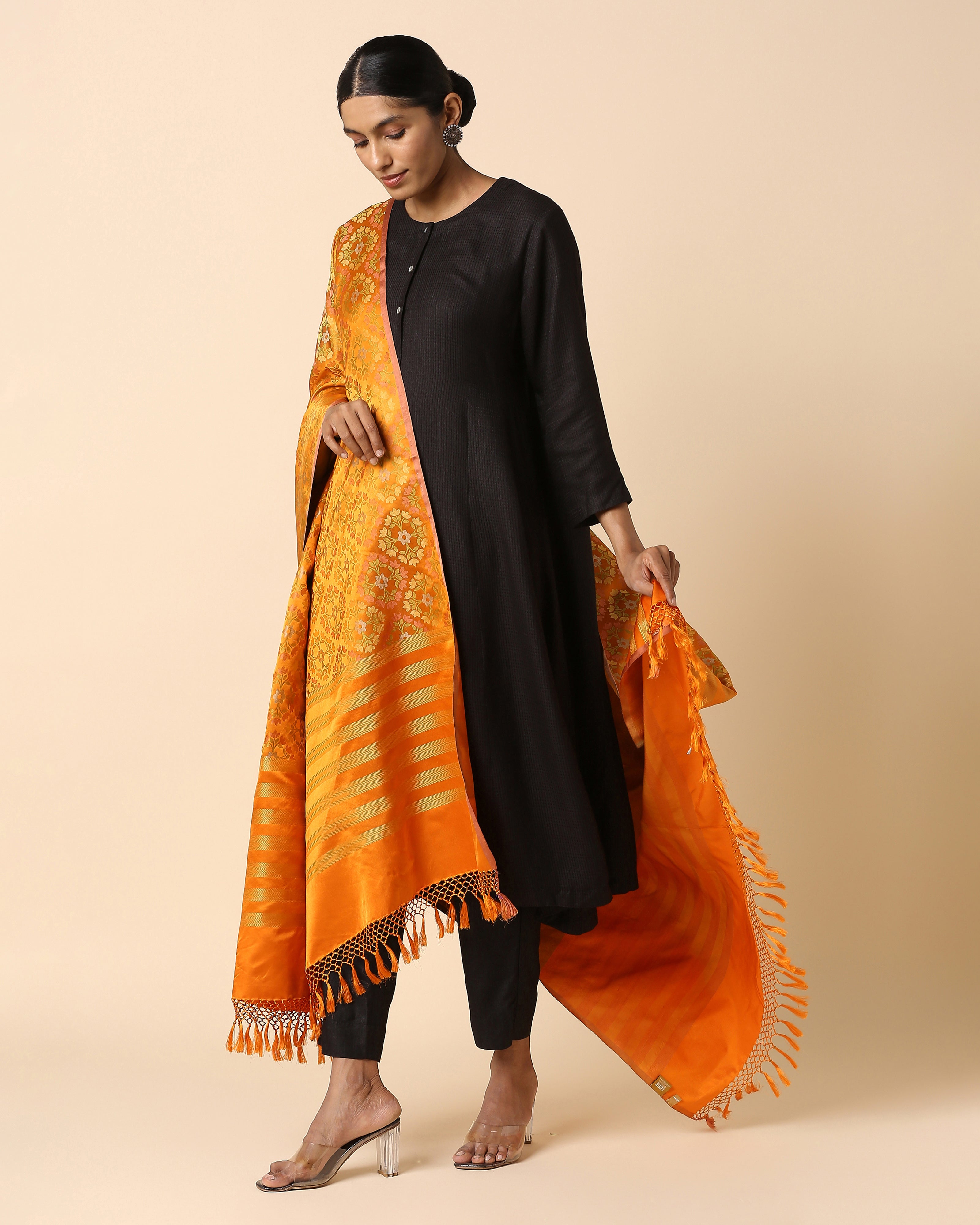 Avnish Banarasi Tanchoi Silk Dupatta