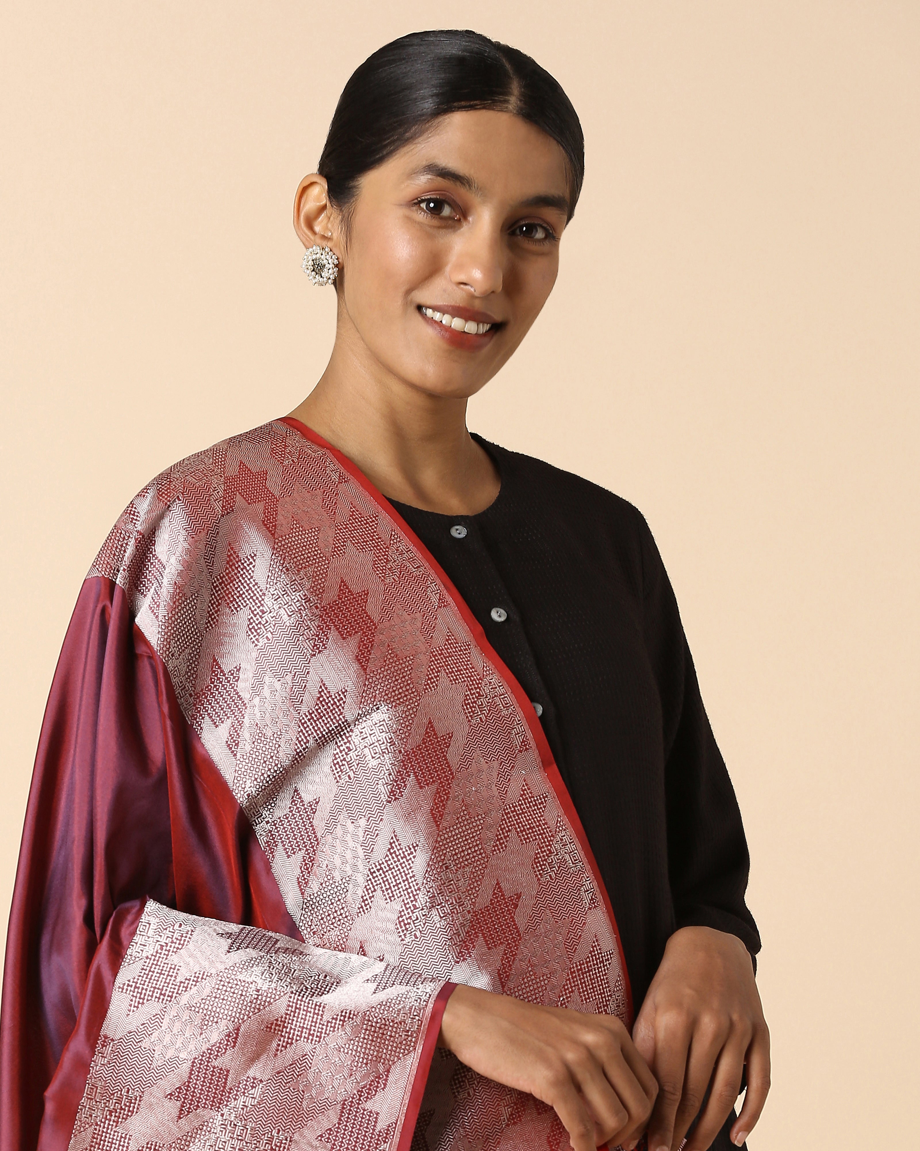 Unmani Banarasi Kadwa Silk Dupatta