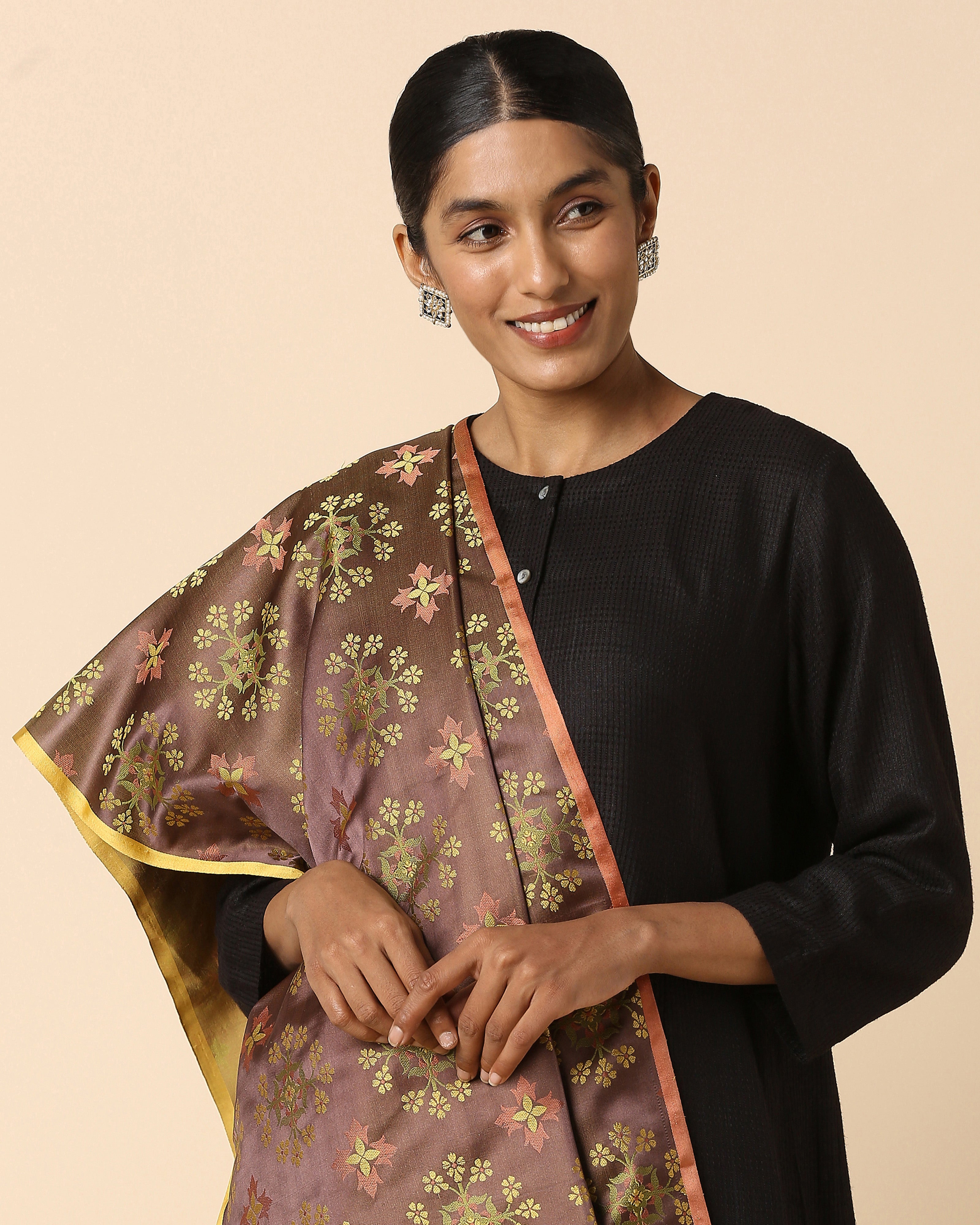 Pamiya Banarasi Tanchoi Silk Dupatta