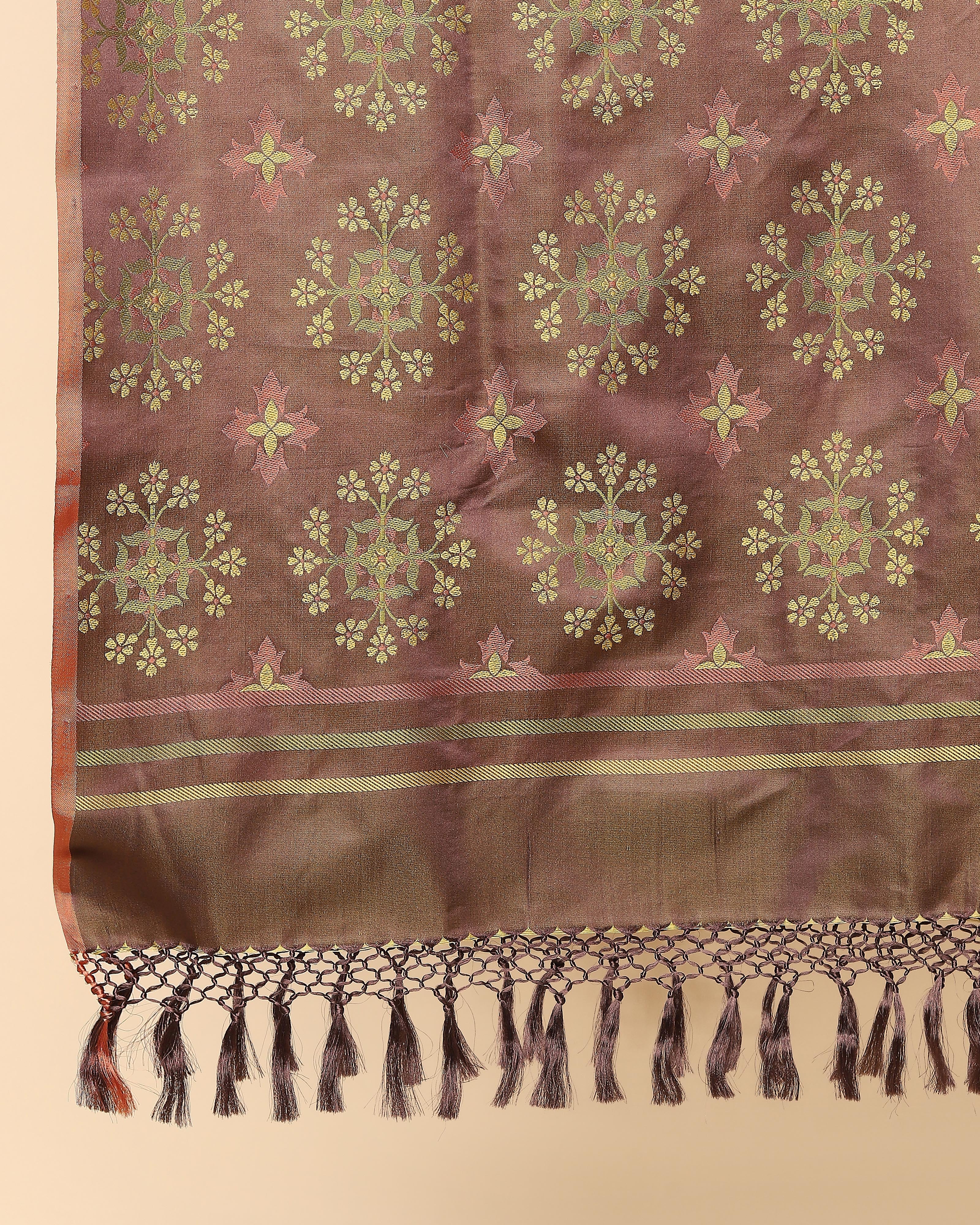 Pamiya Banarasi Tanchoi Silk Dupatta