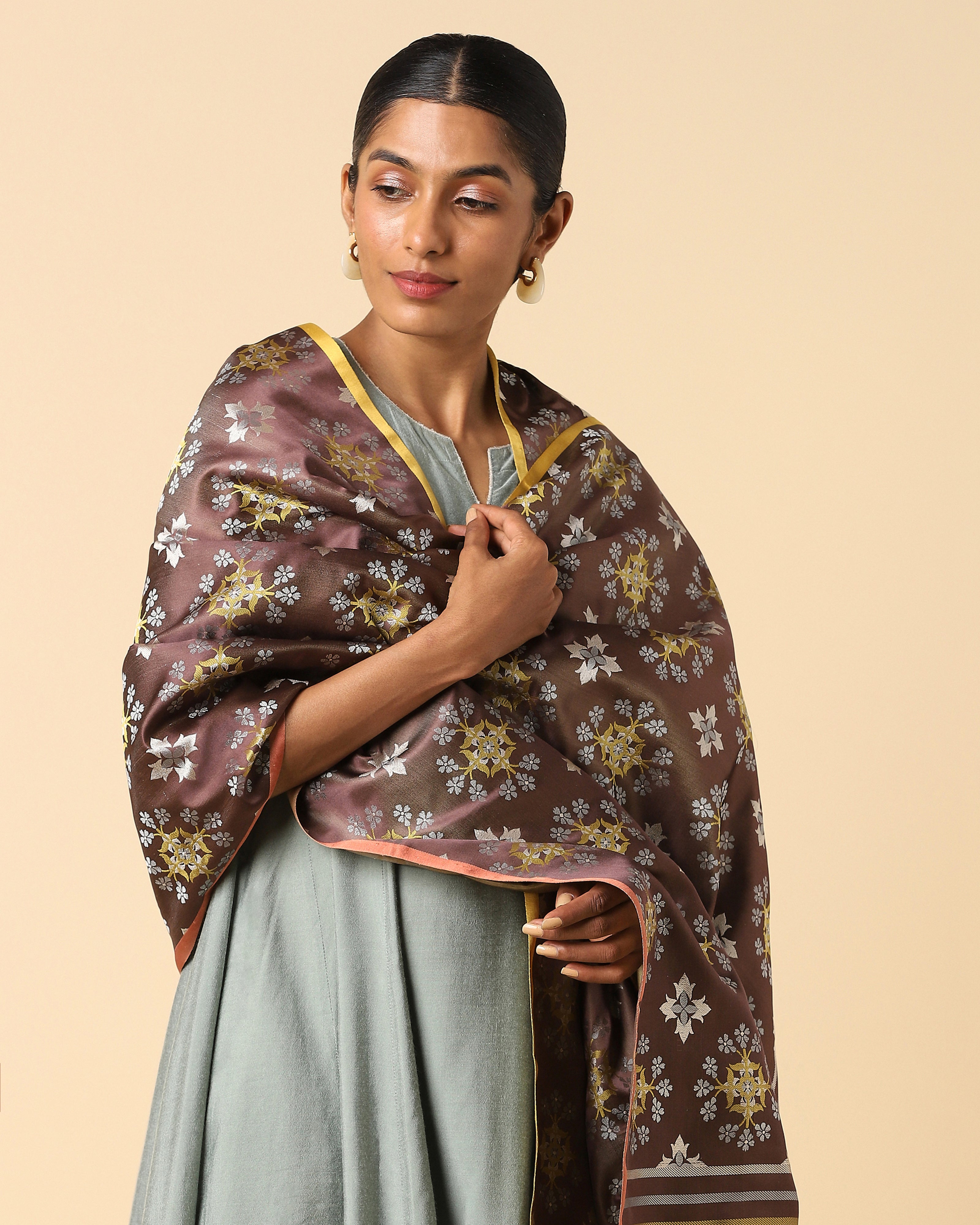 Pamiya Banarasi Tanchoi Silk Dupatta