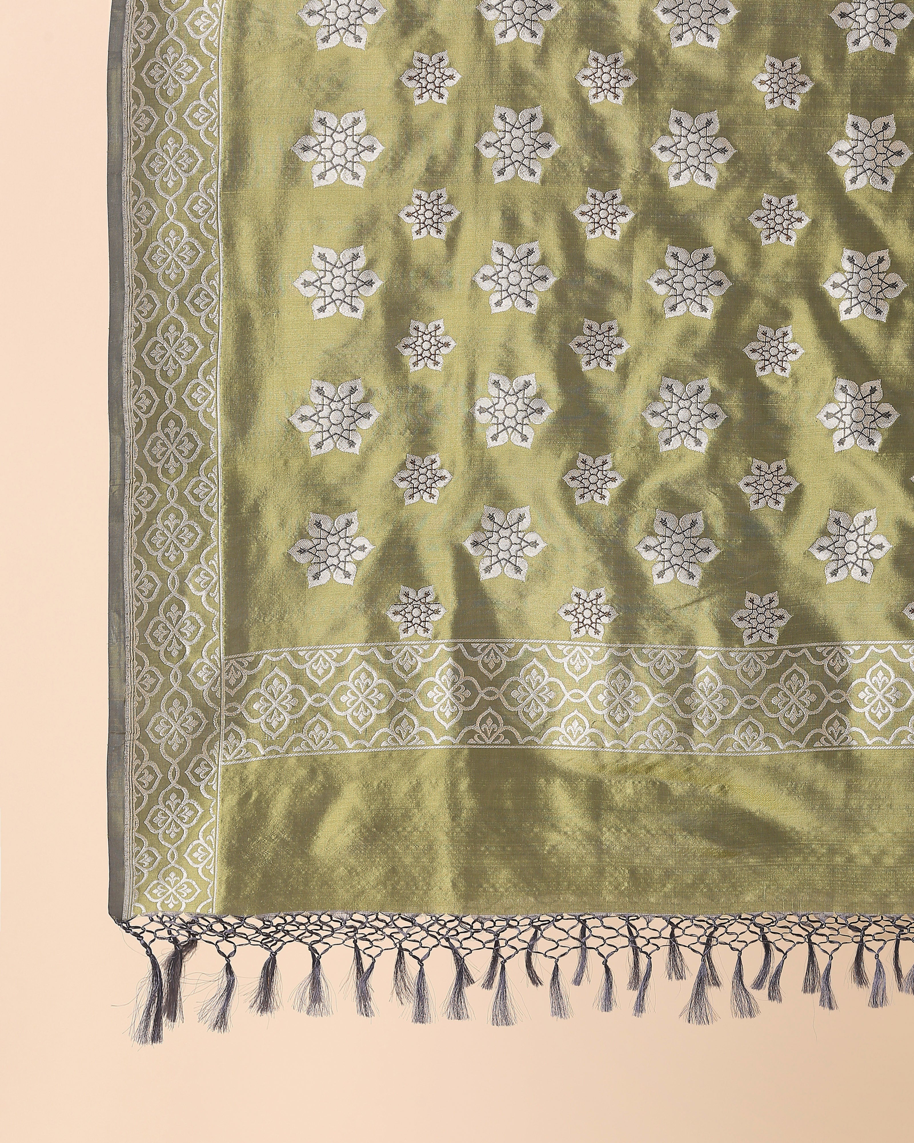 Amni Banarasi Kadwa Silk Dupatta