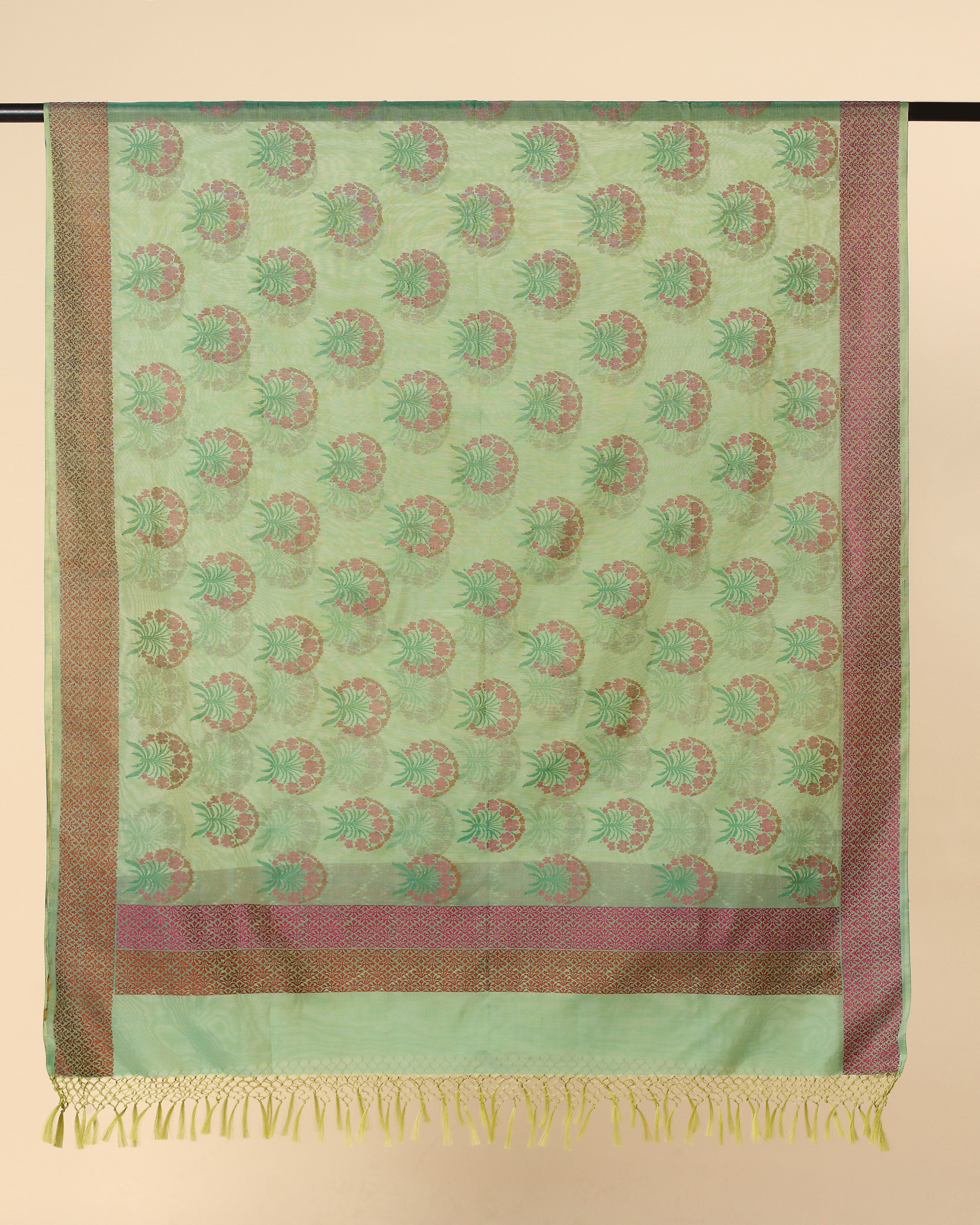 Anwitha Banarasi Jamdani Silk Cotton Dupatta