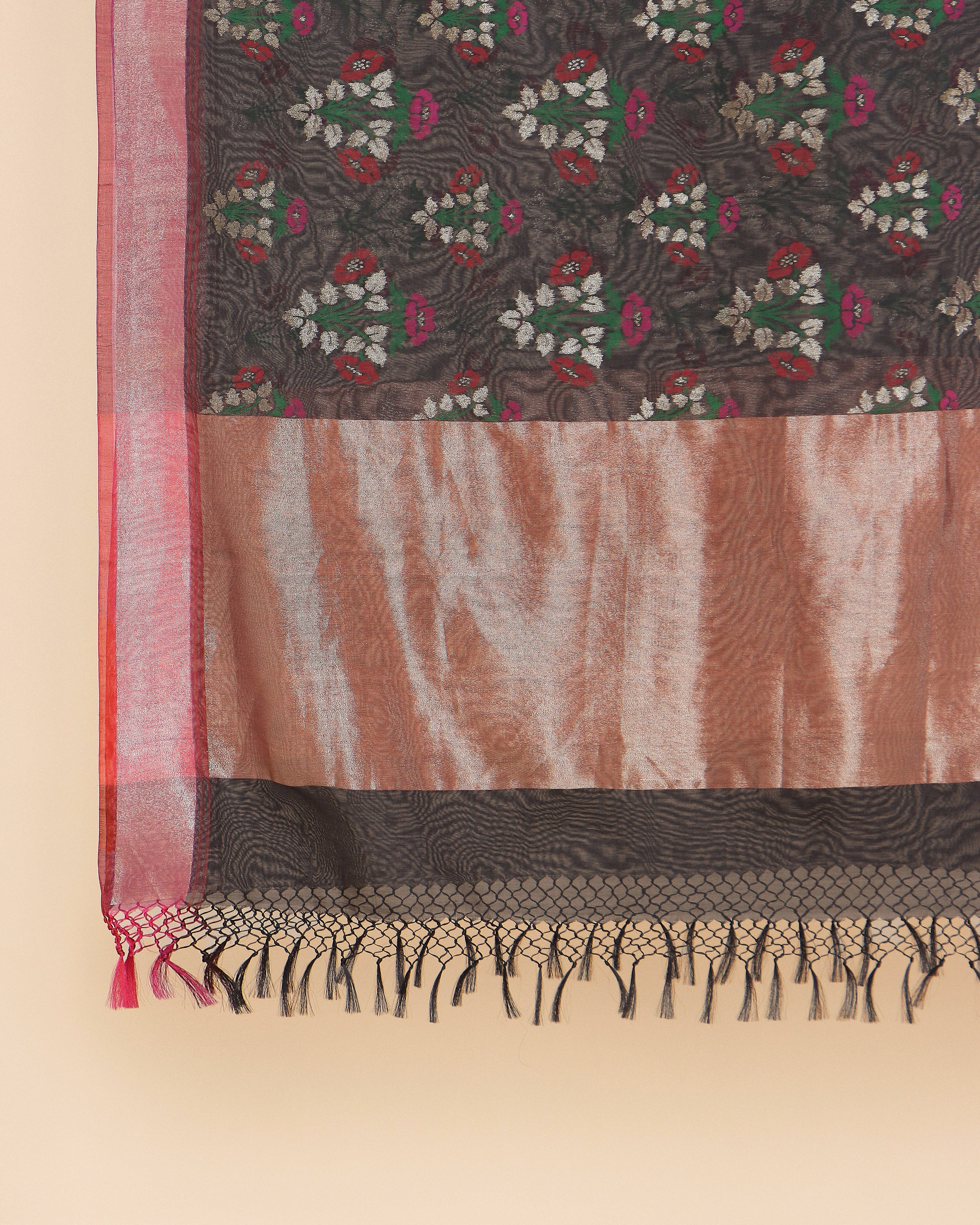 Bhavini Banarasi Jamdani Silk Cotton Dupatta