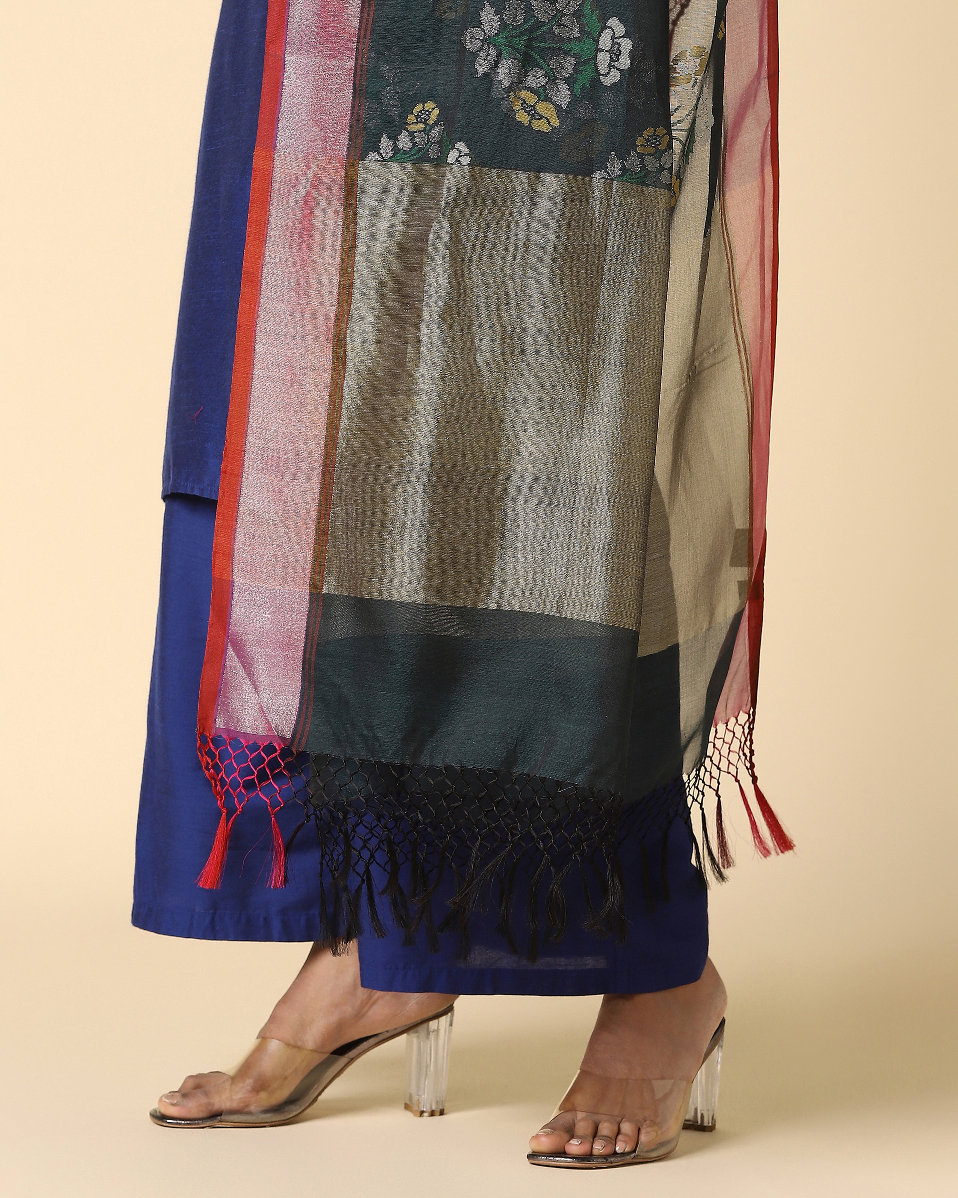 Bhavini Banarasi Jamdani Silk Cotton Dupatta