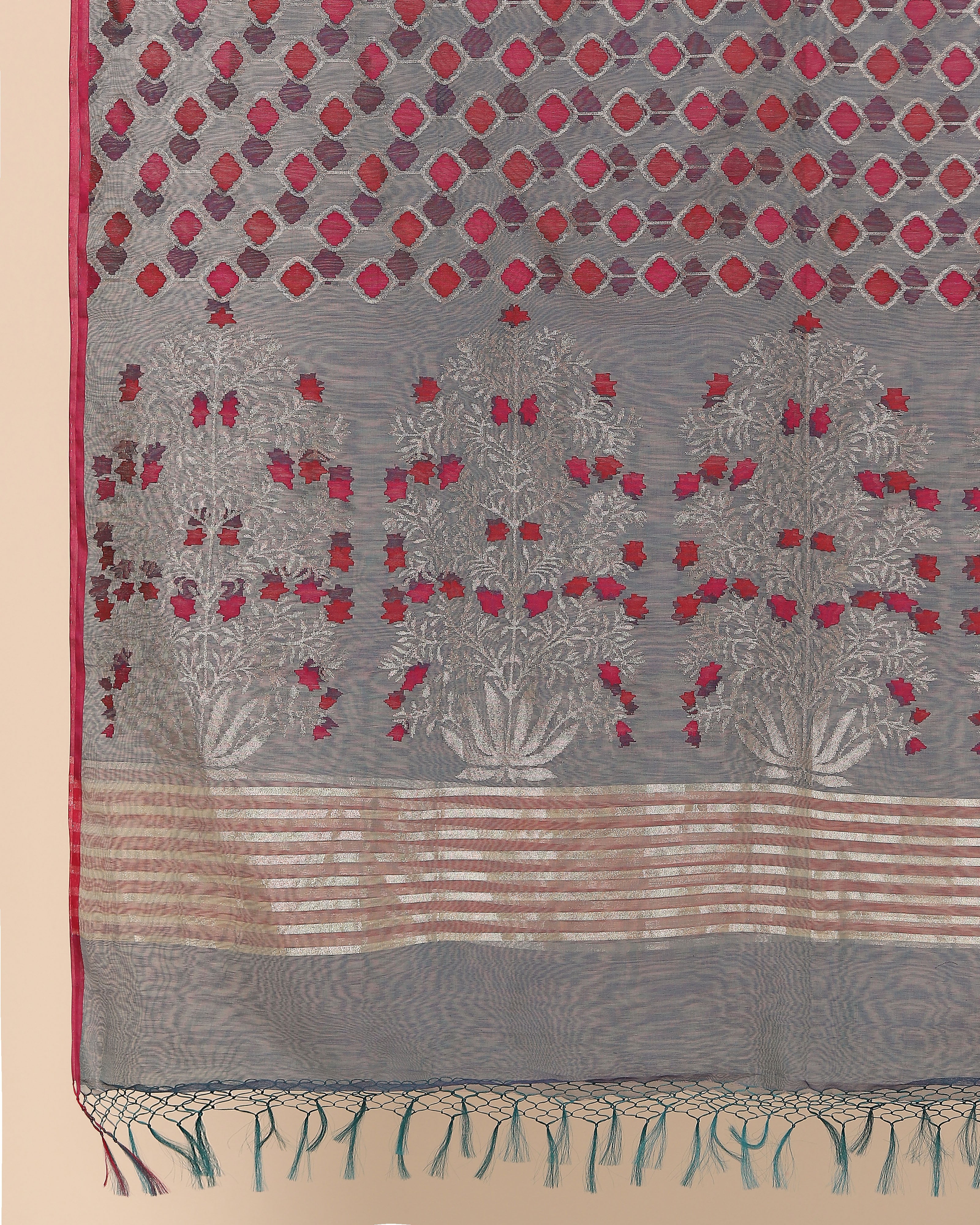 Purala Banarasi Jamdani Silk Cotton Dupatta