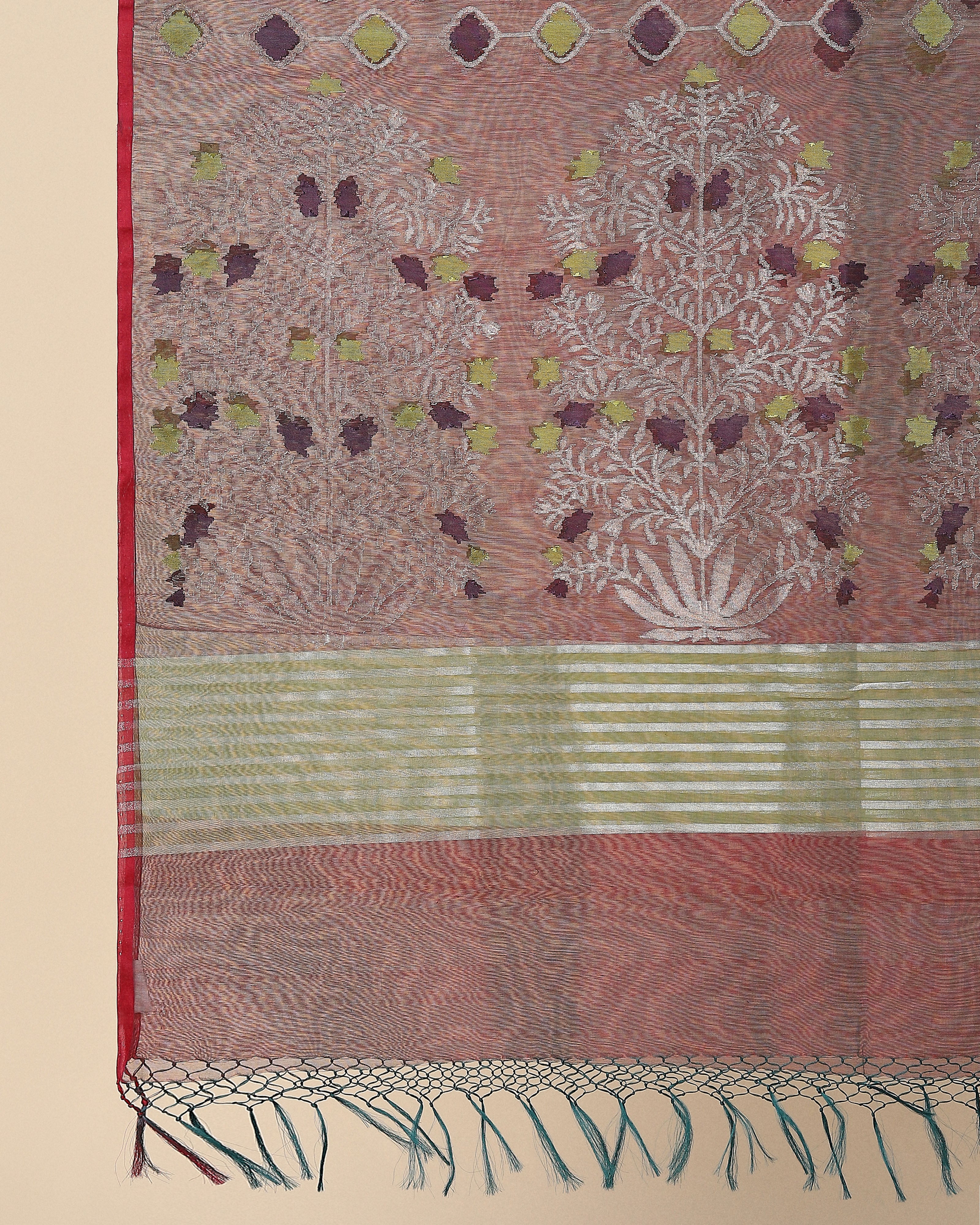 Purala Banarasi Jamdani Silk Cotton Dupatta