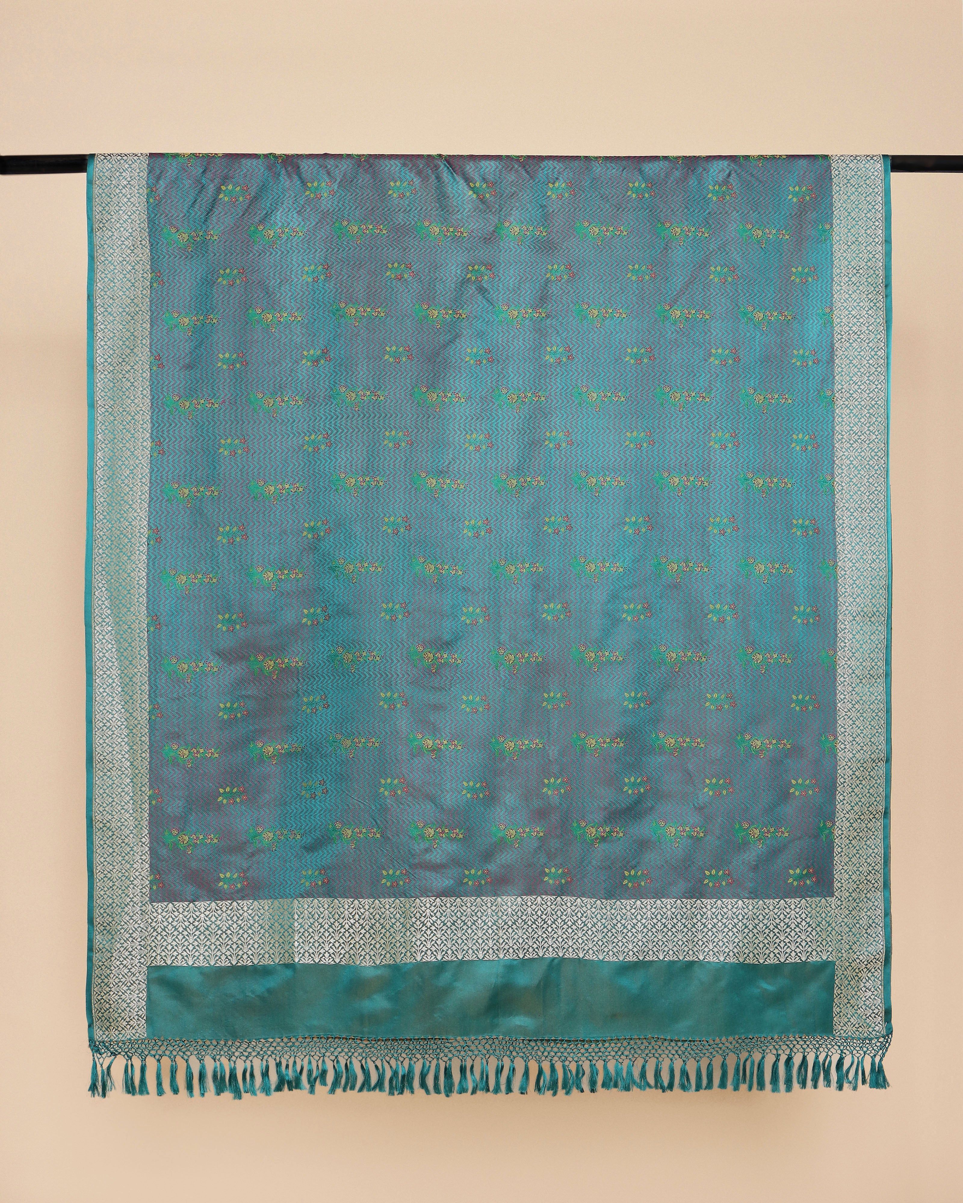 Santati Banarasi Tanchoi And Kadwa Silk Dupatta