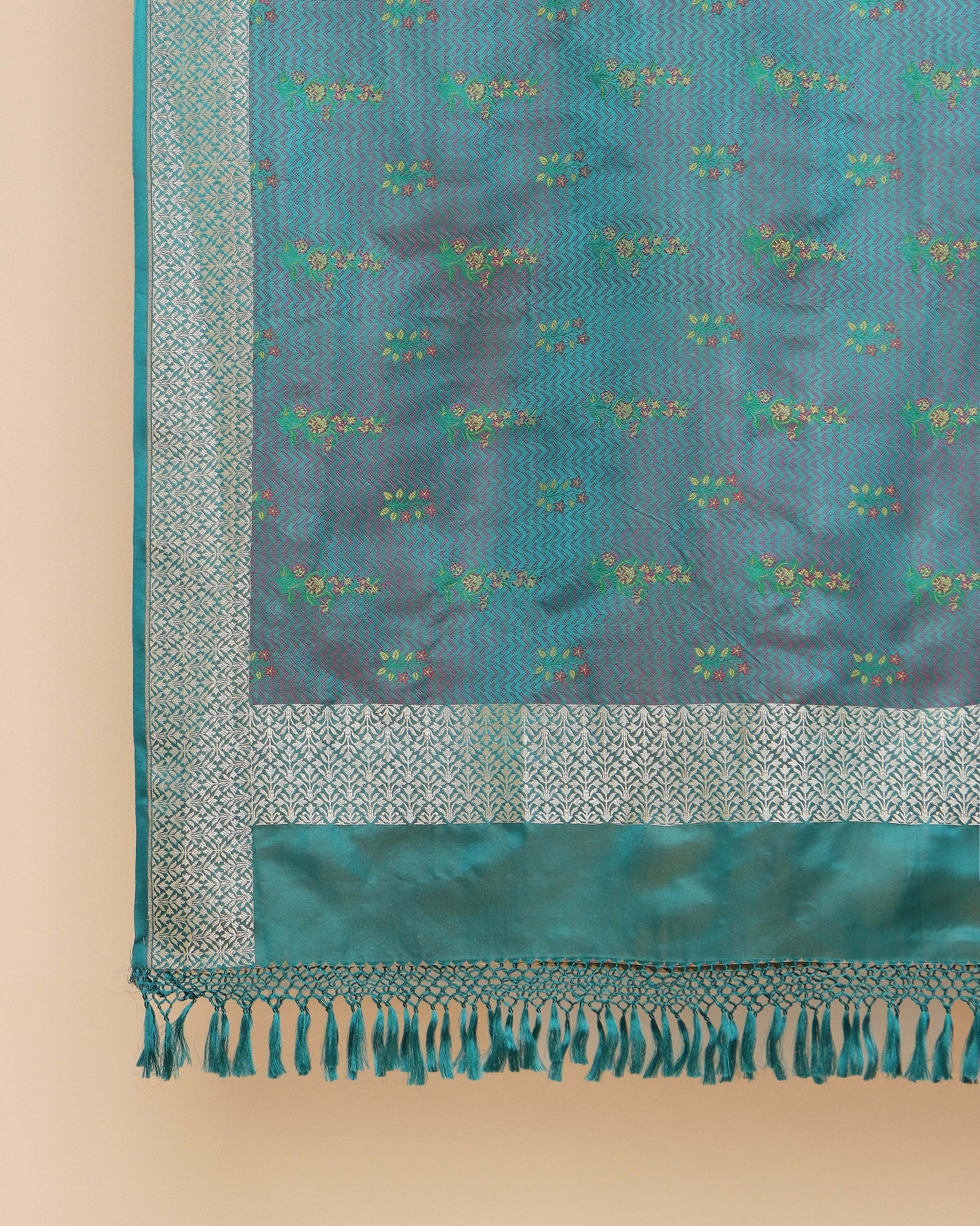 Santati Banarasi Tanchoi And Kadwa Silk Dupatta
