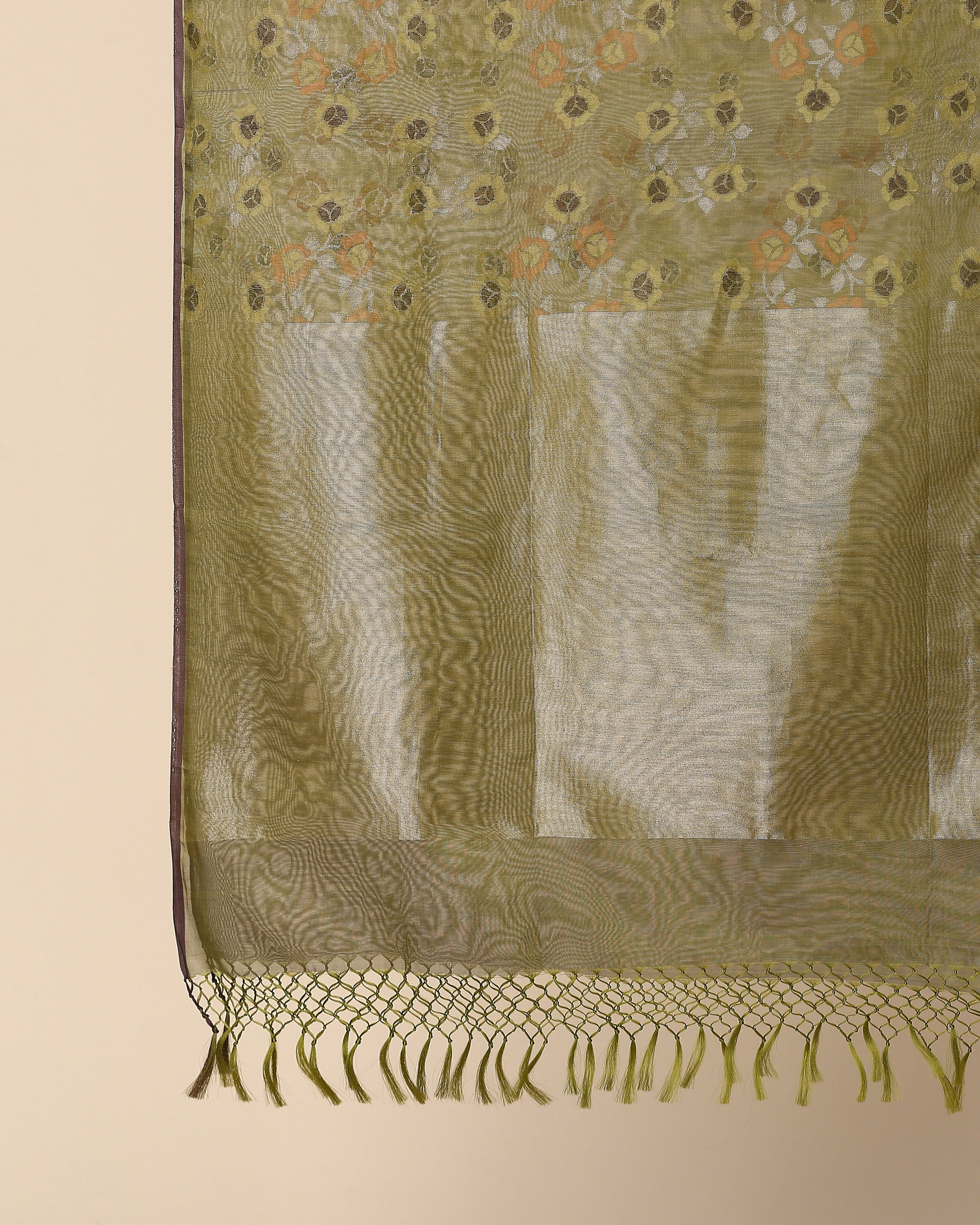 Aja Banarasi Jamdani Silk Cotton Dupatta