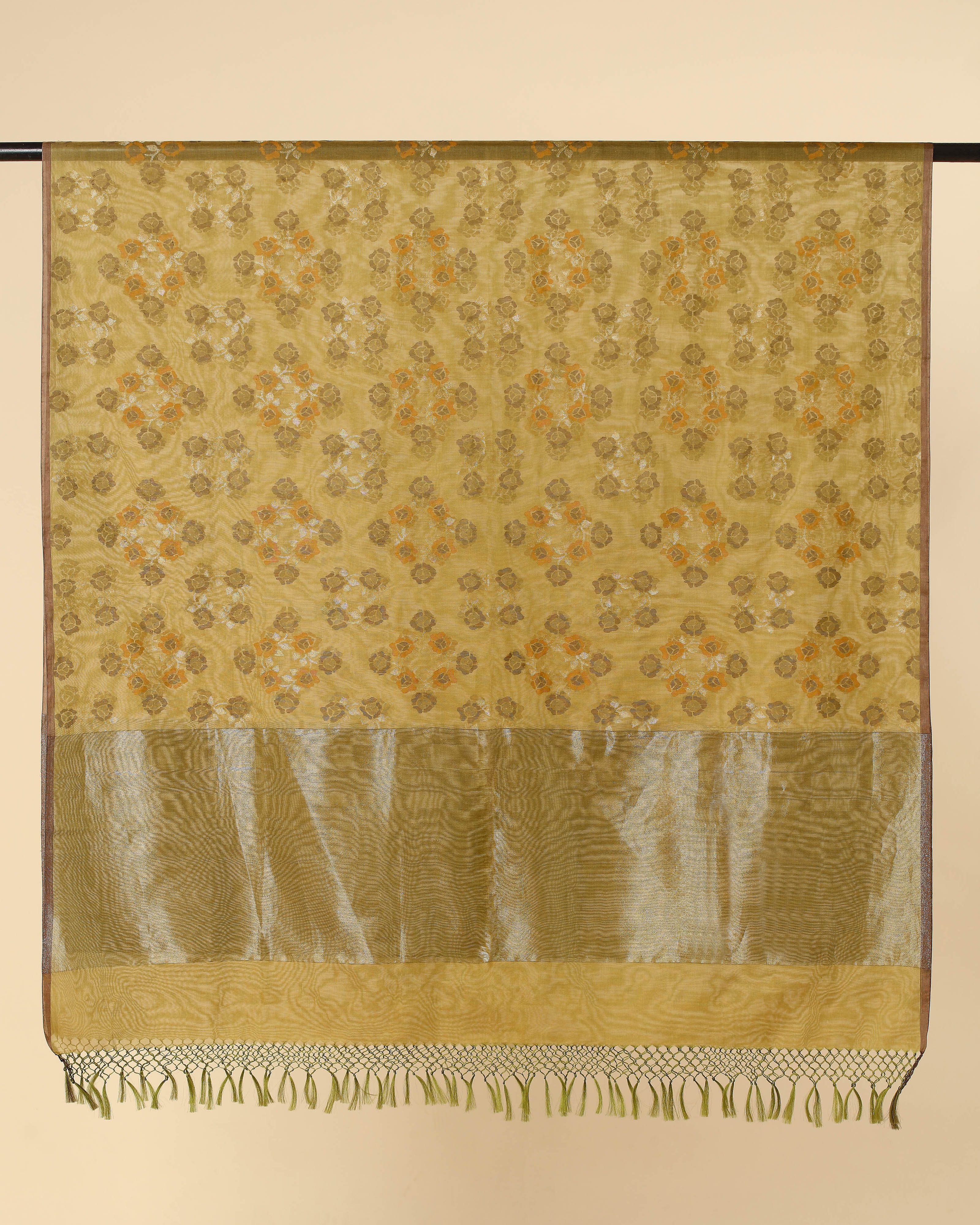 Aja Banarasi Jamdani Silk Cotton Dupatta