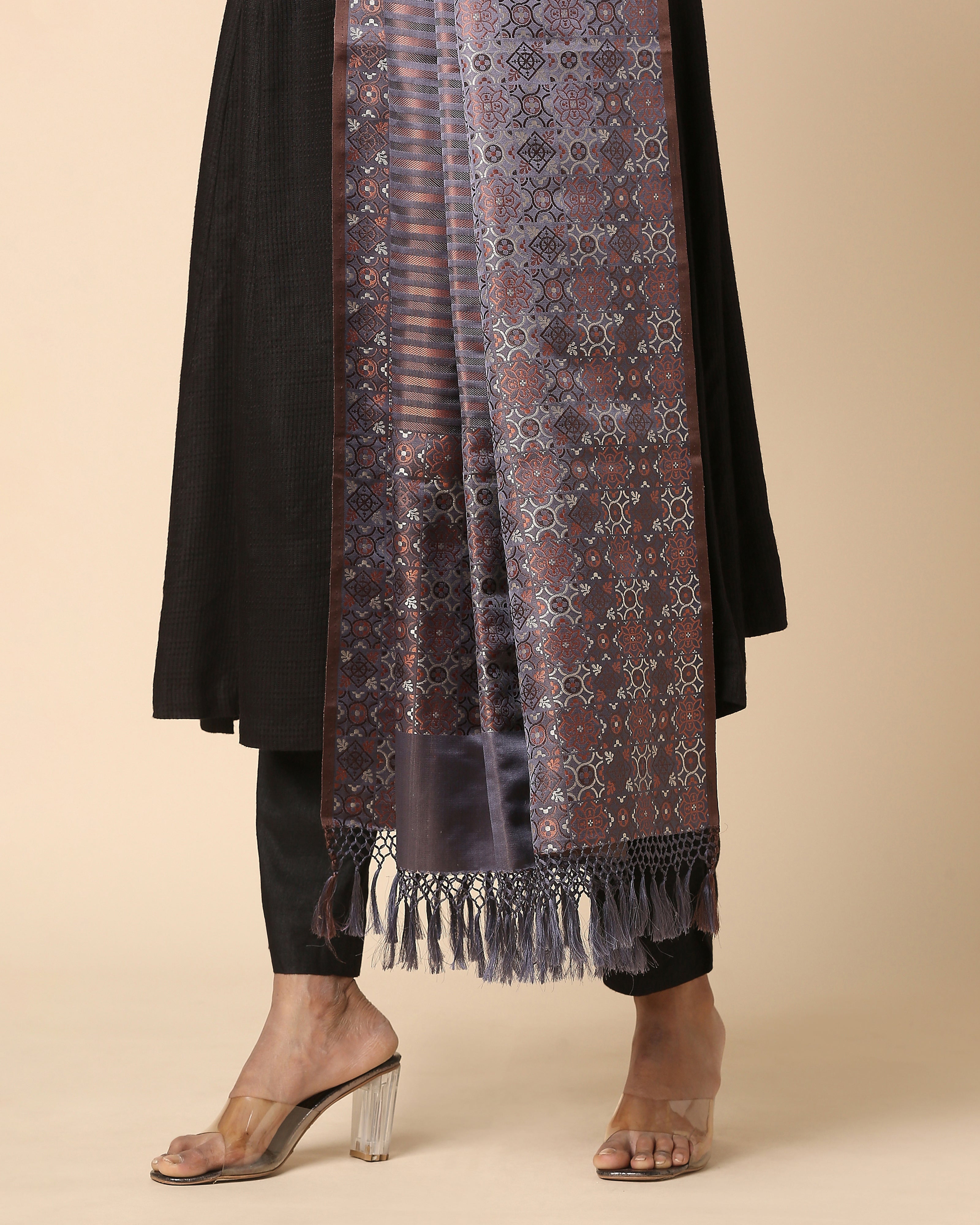 Shoolin Banarasi Tanchoi Silk Dupatta