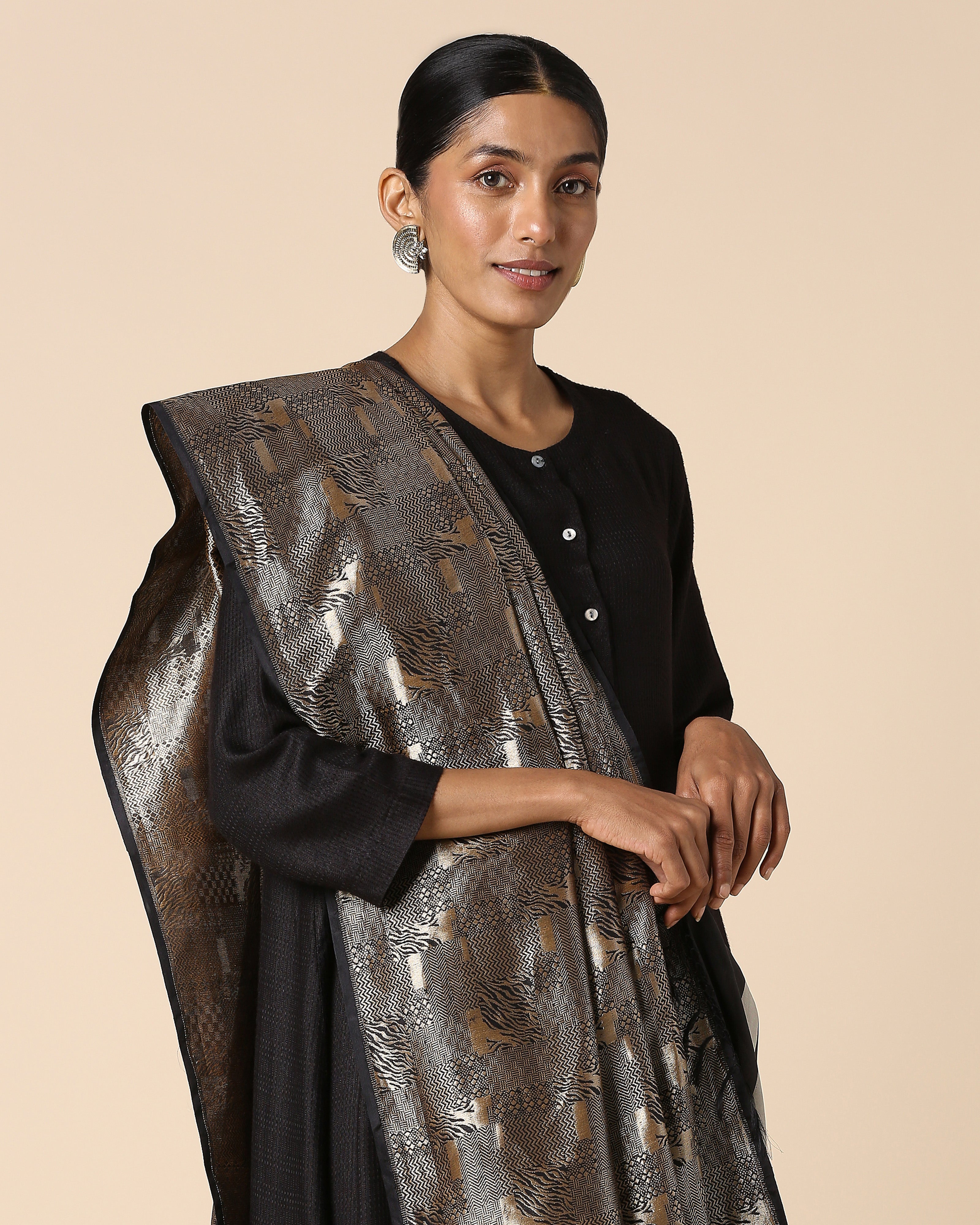 Vasant Banarasi Powdi Silk Dupatta