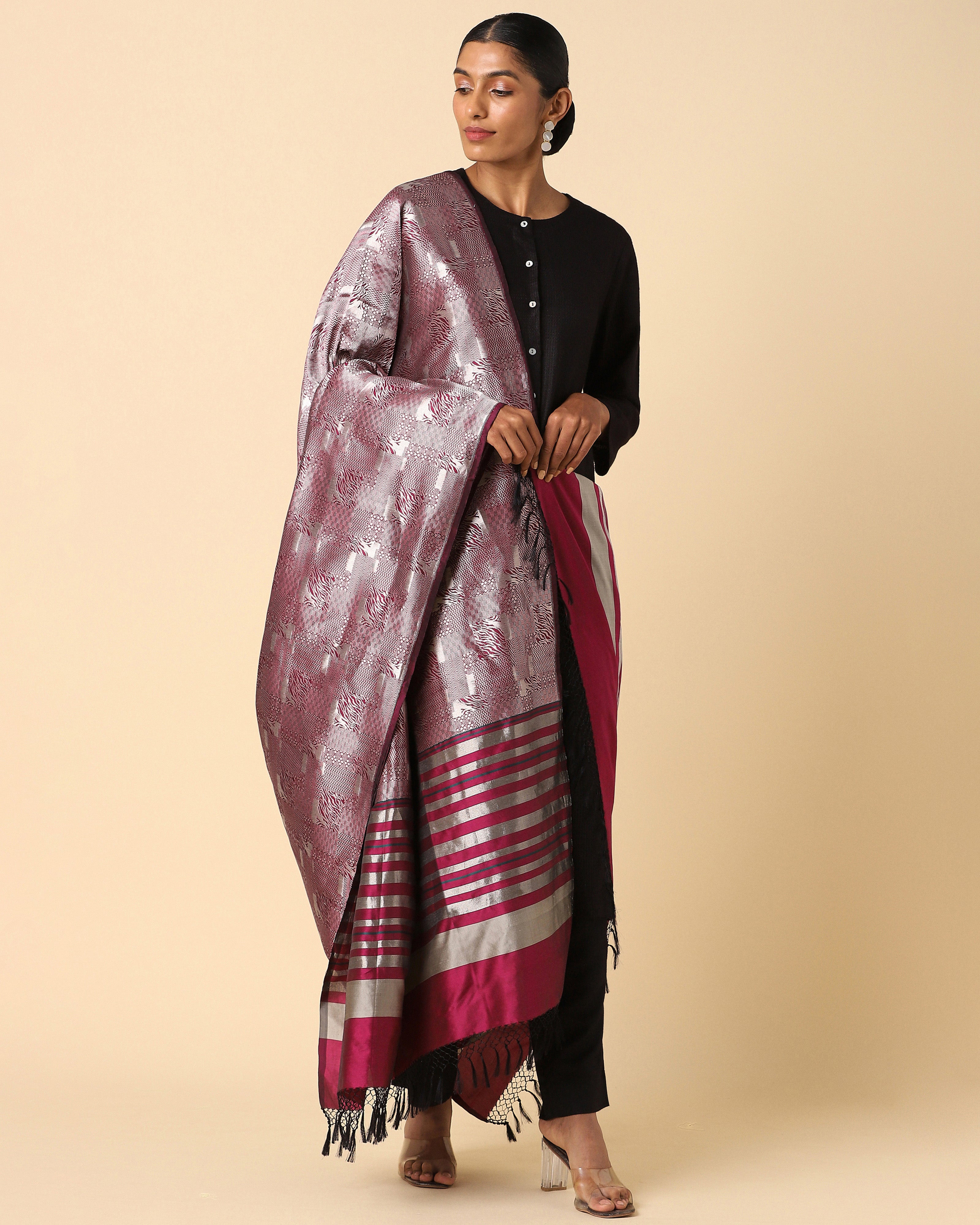 Vasant Banarasi Powdi Silk Dupatta