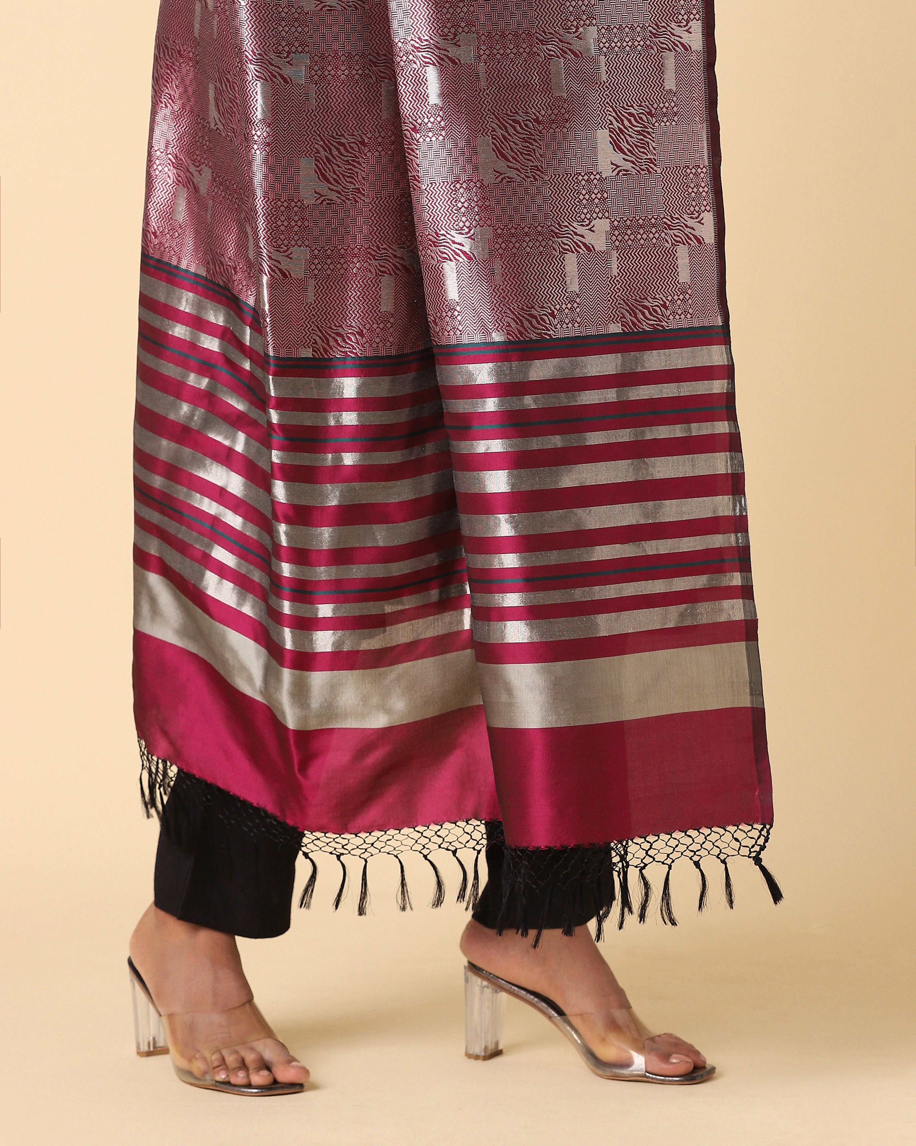 Vasant Banarasi Powdi Silk Dupatta