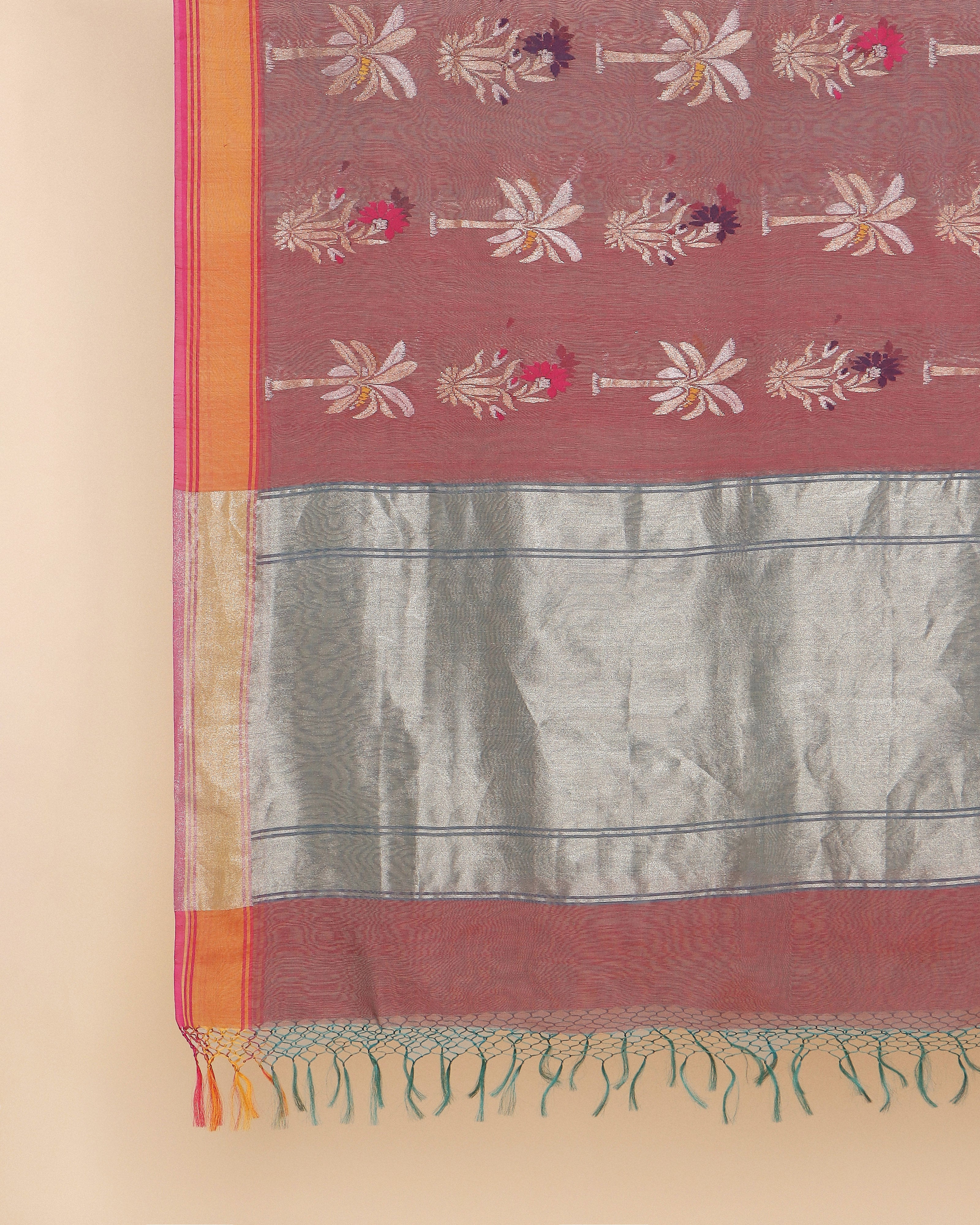Reeha Banarasi Jamdani Silk Cotton Dupatta