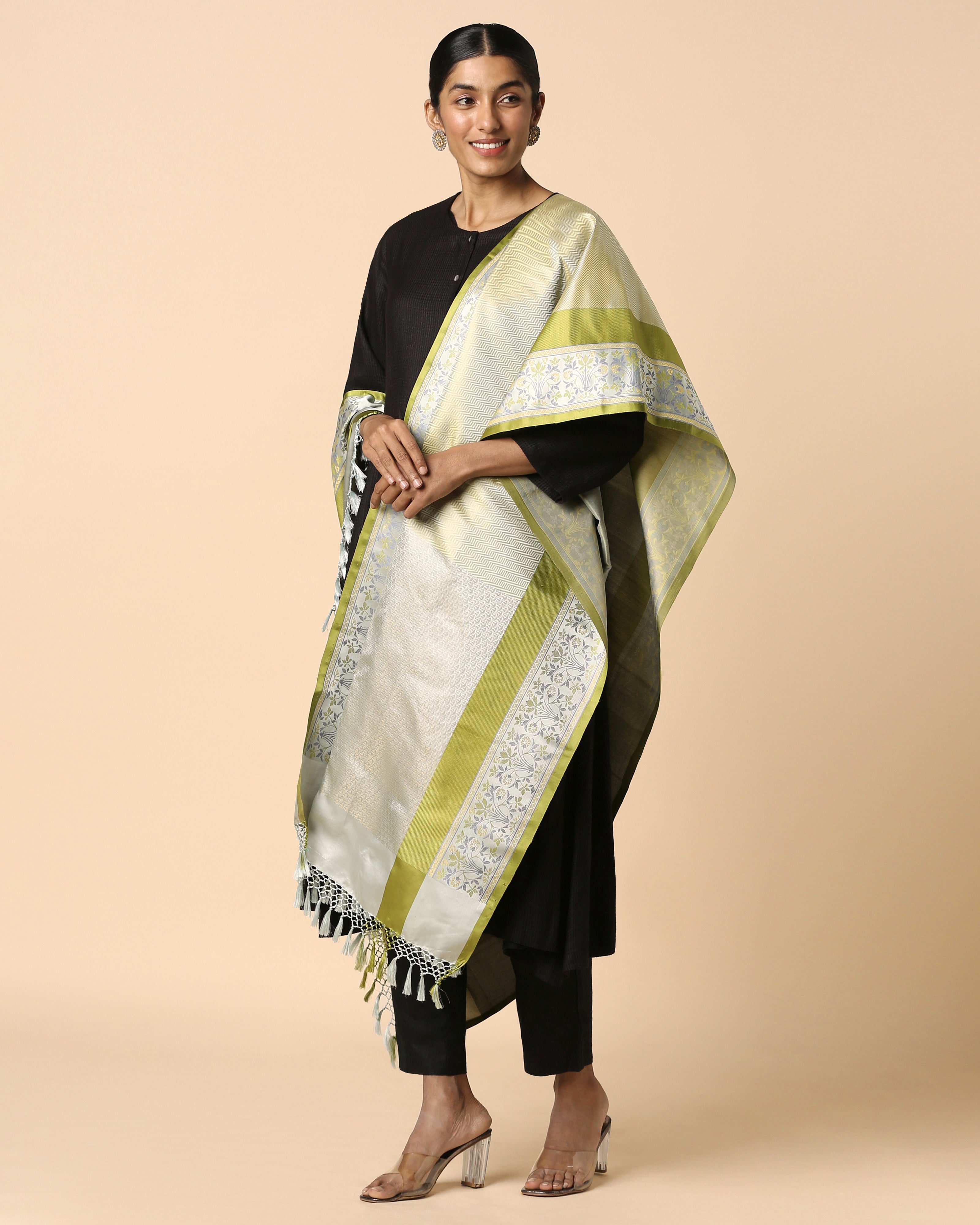 Thaimaa Banarasi Tanchoi Silk Dupatta