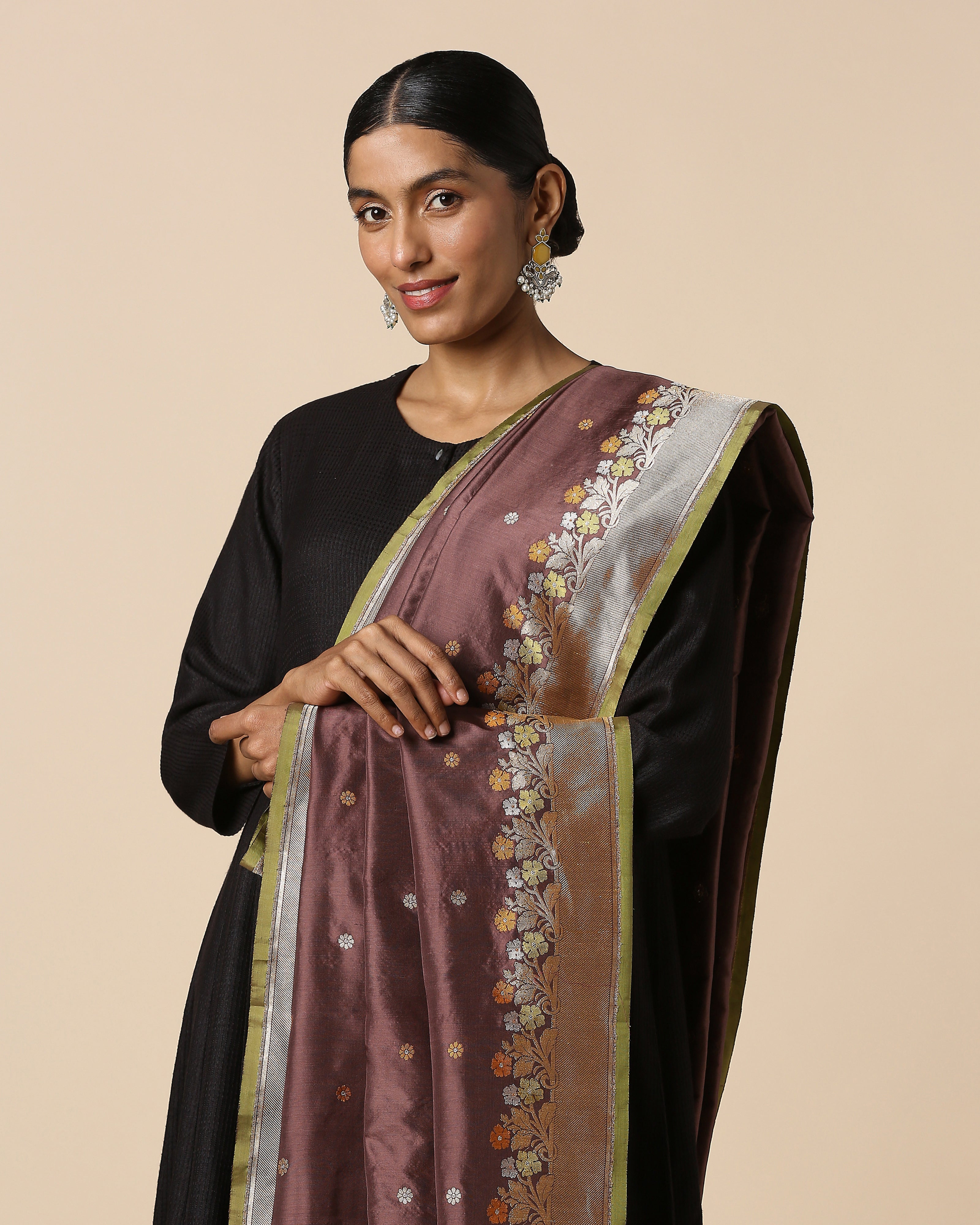 Zaria Banarasi Kadwa Silk Dupatta