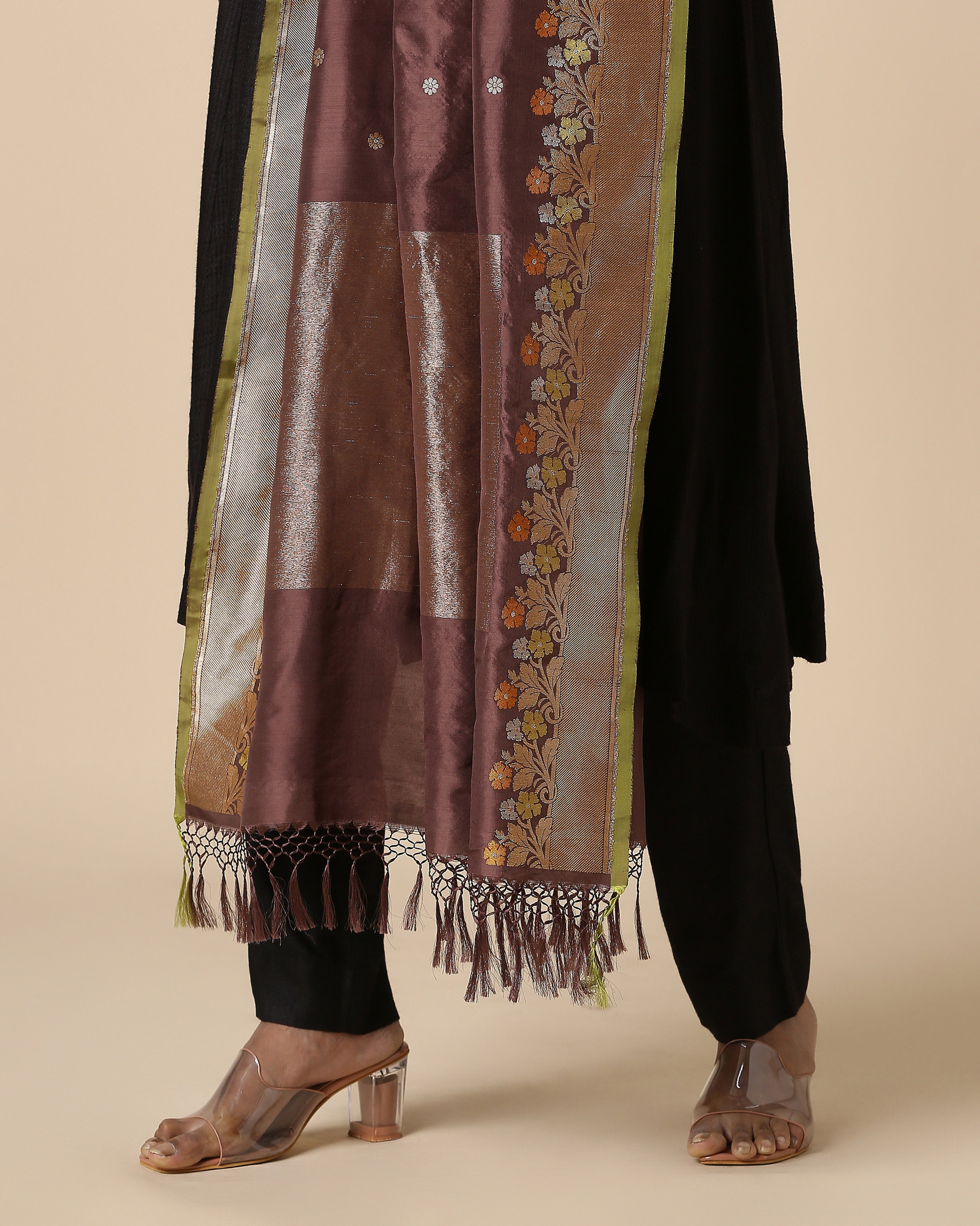 Zaria Banarasi Kadwa Silk Dupatta