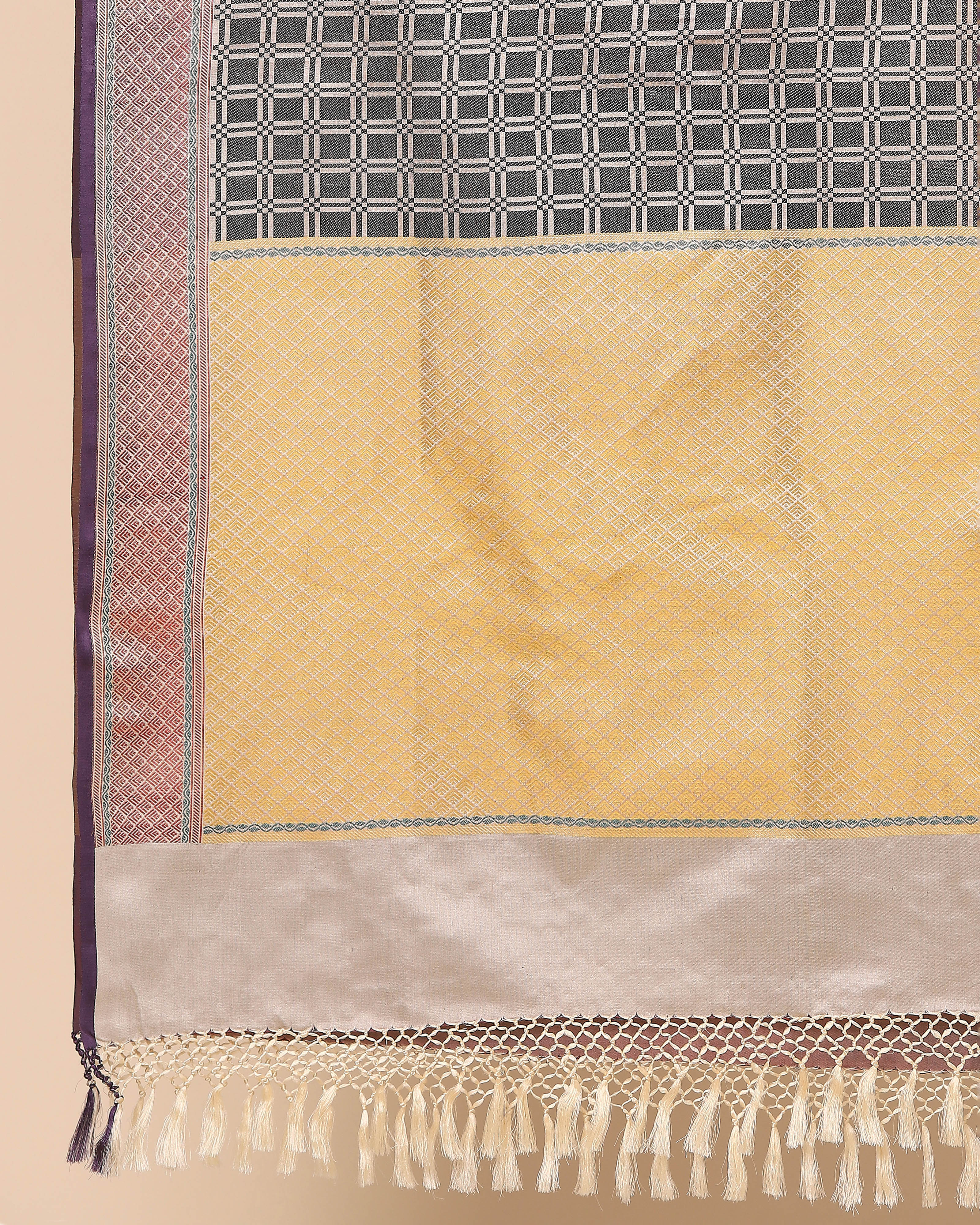 Afra Banarasi Tanchoi Silk Dupatta