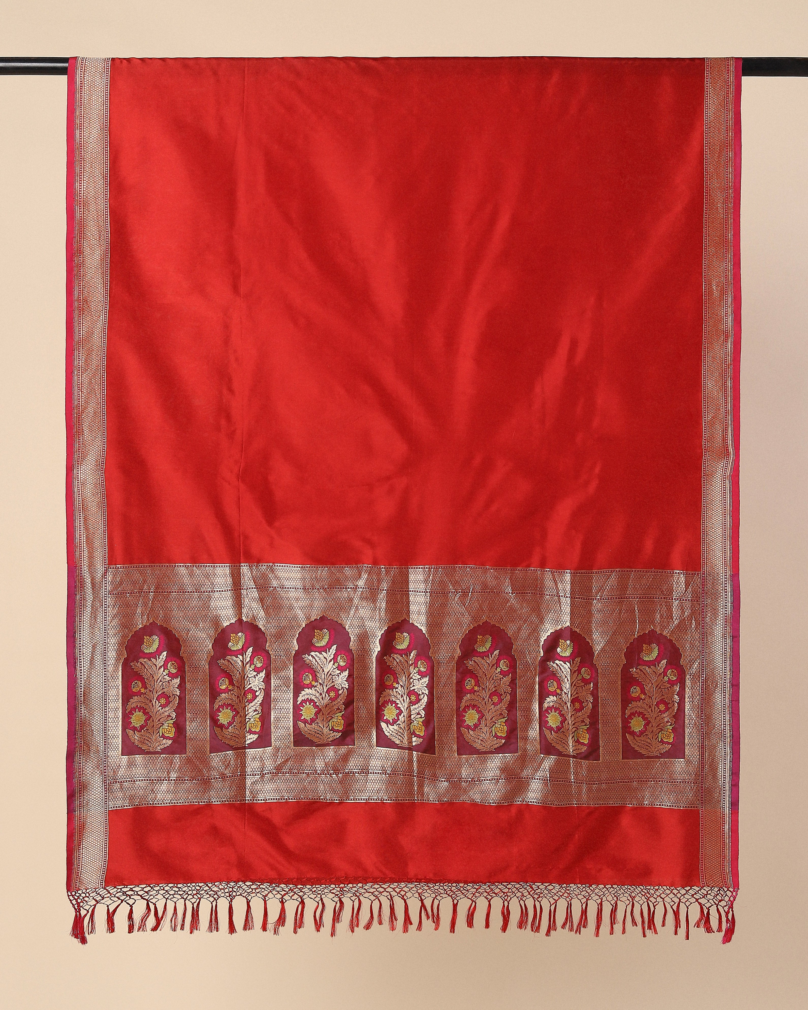 Jannat Banarasi Cutwork Silk Dupatta
