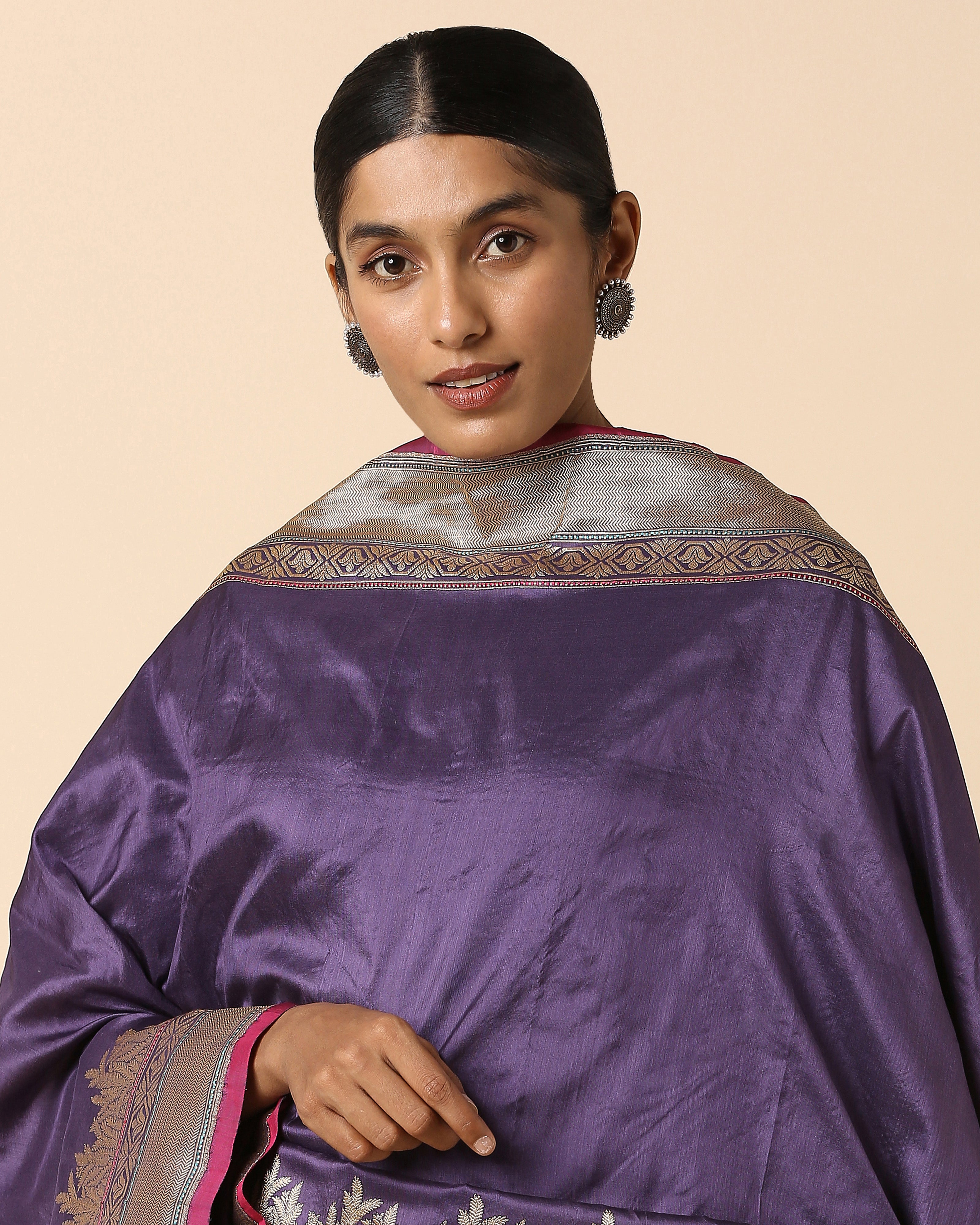 Mahra Banarasi Kadwa Silk Dupatta
