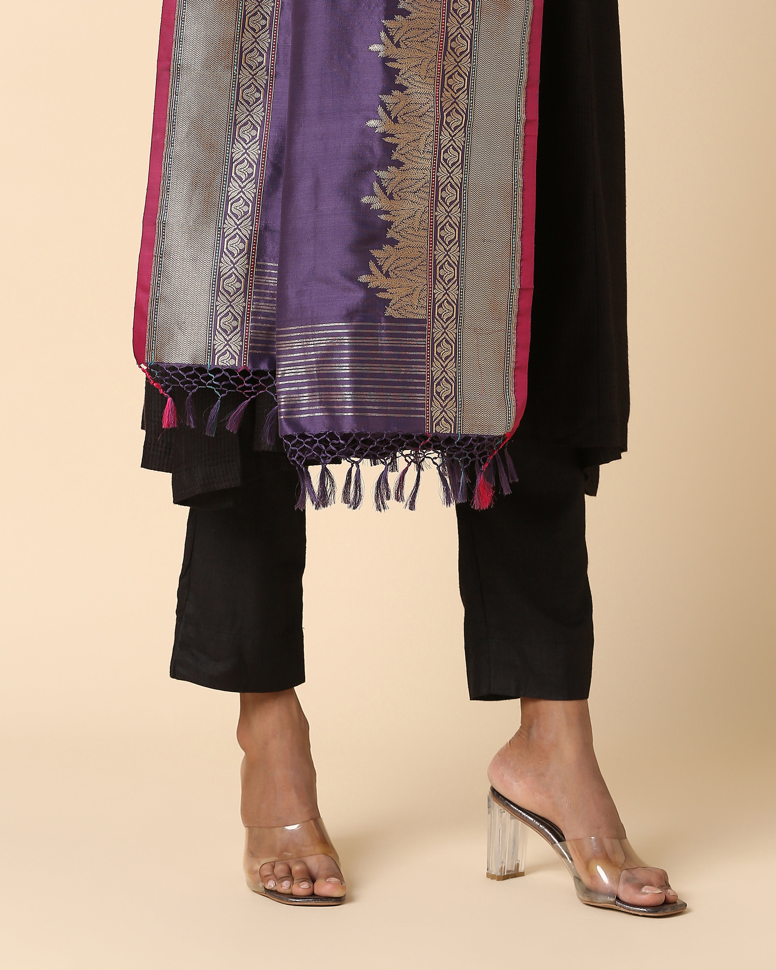 Mahra Banarasi Kadwa Silk Dupatta