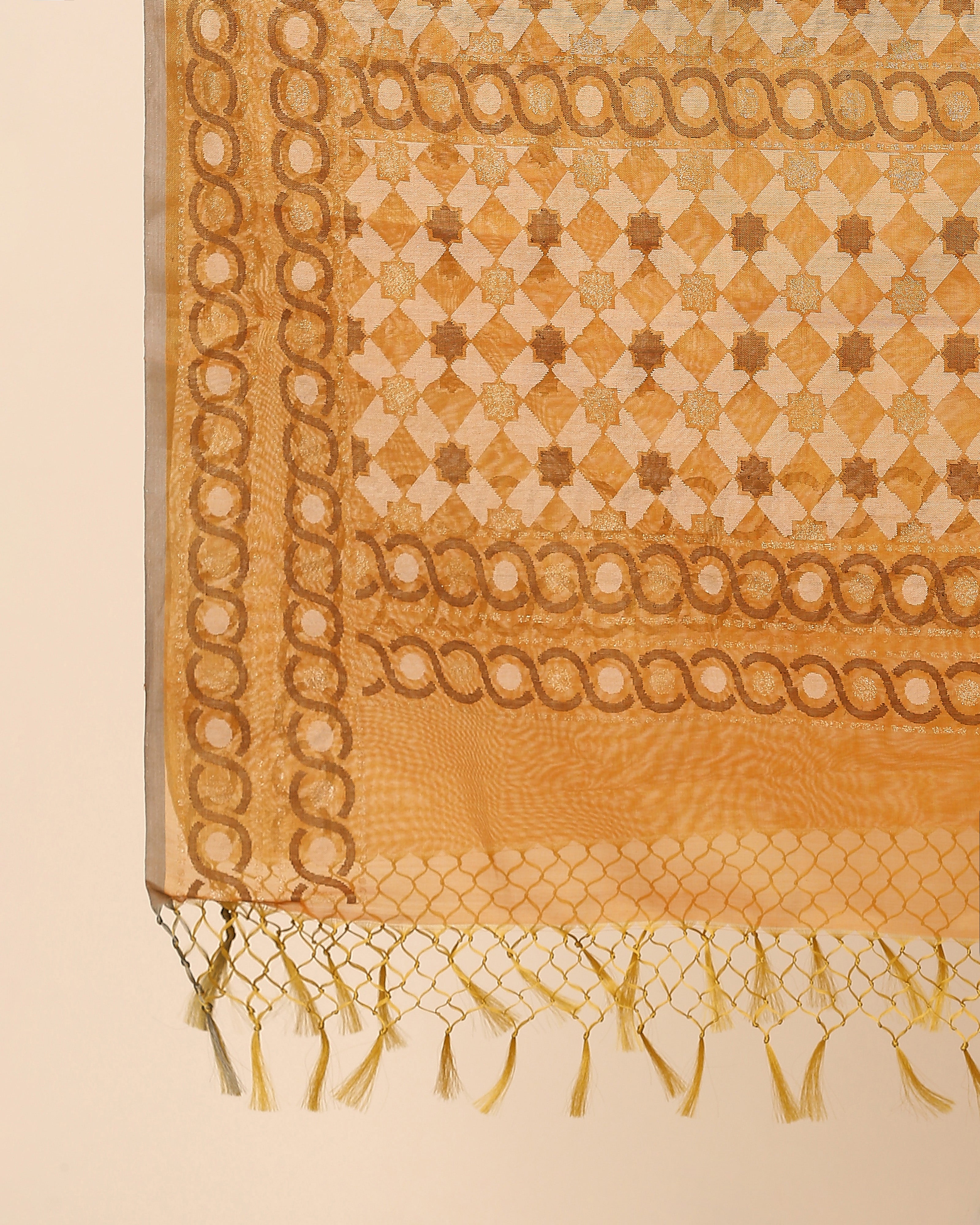 Kaliyah Banarasi Jamdani Silk Cotton Dupatta