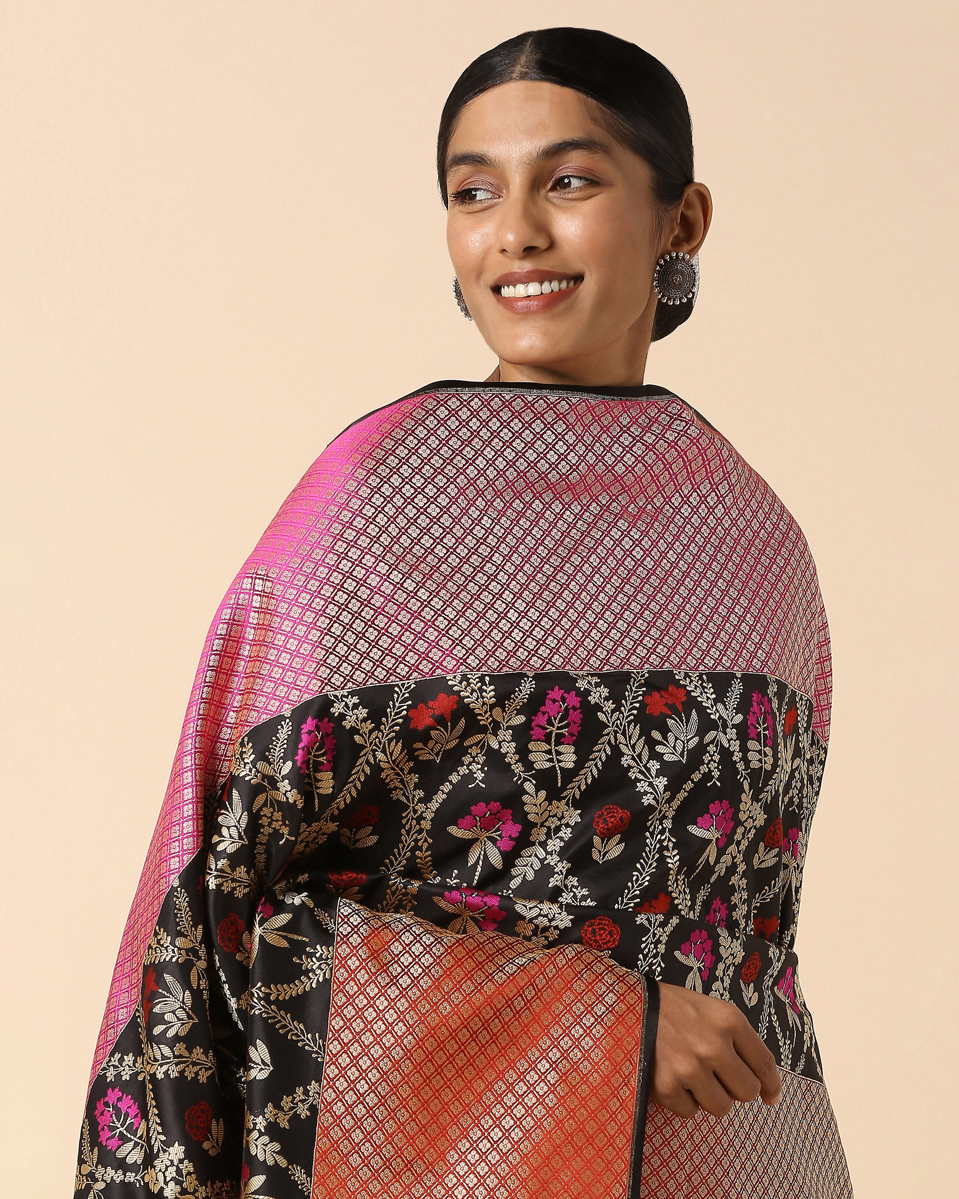 Ajni Banarasi Kadwa Silk Dupatta