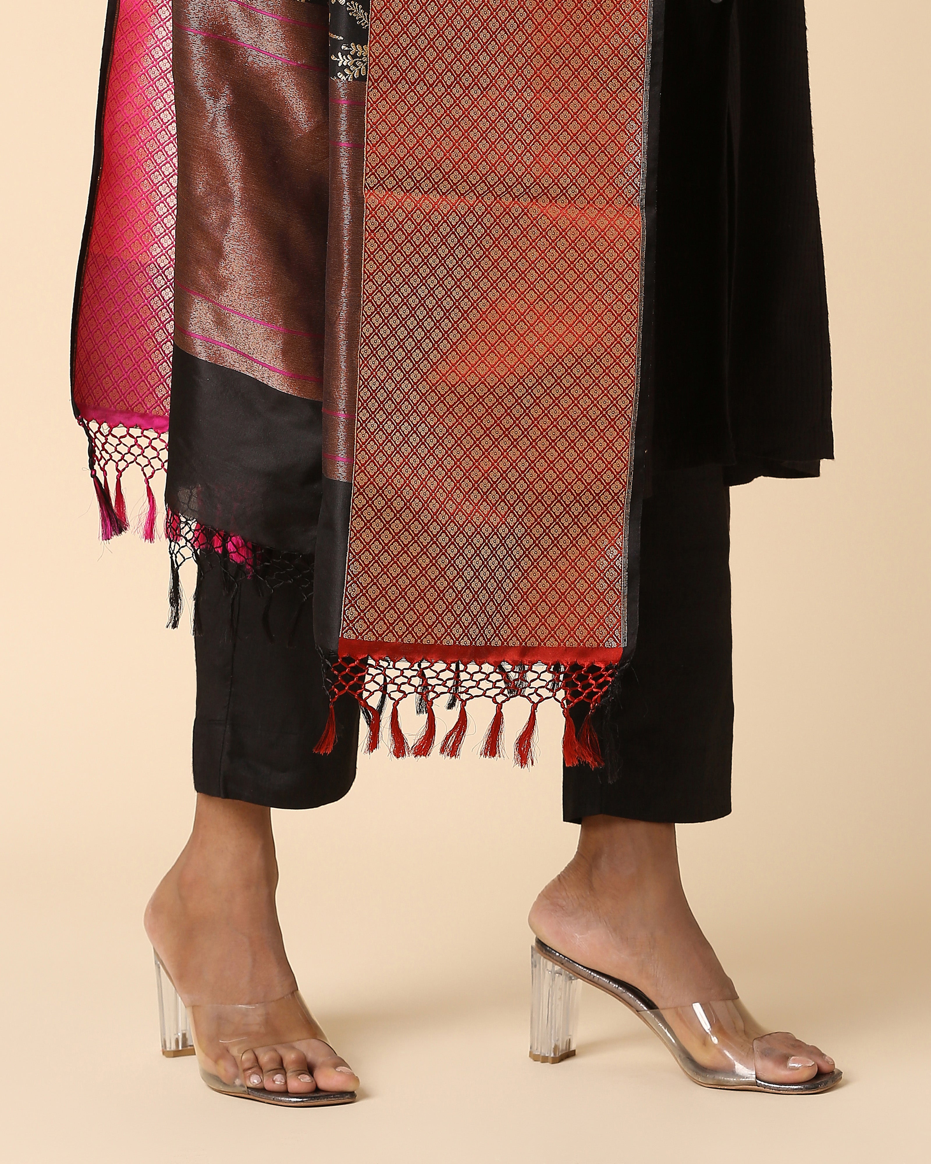 Ajni Banarasi Kadwa Silk Dupatta