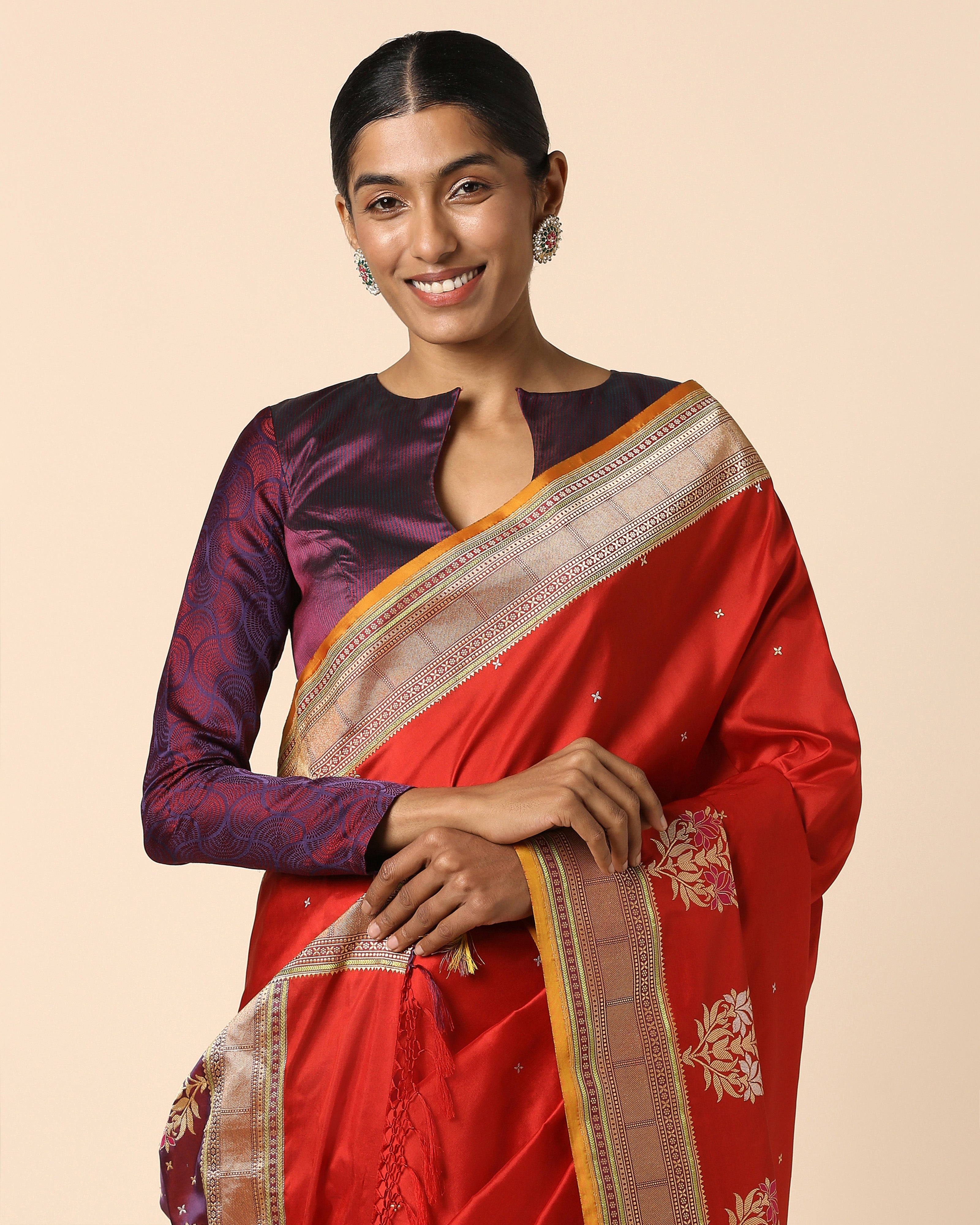 Miniha Banarasi Kadwa Silk Saree
