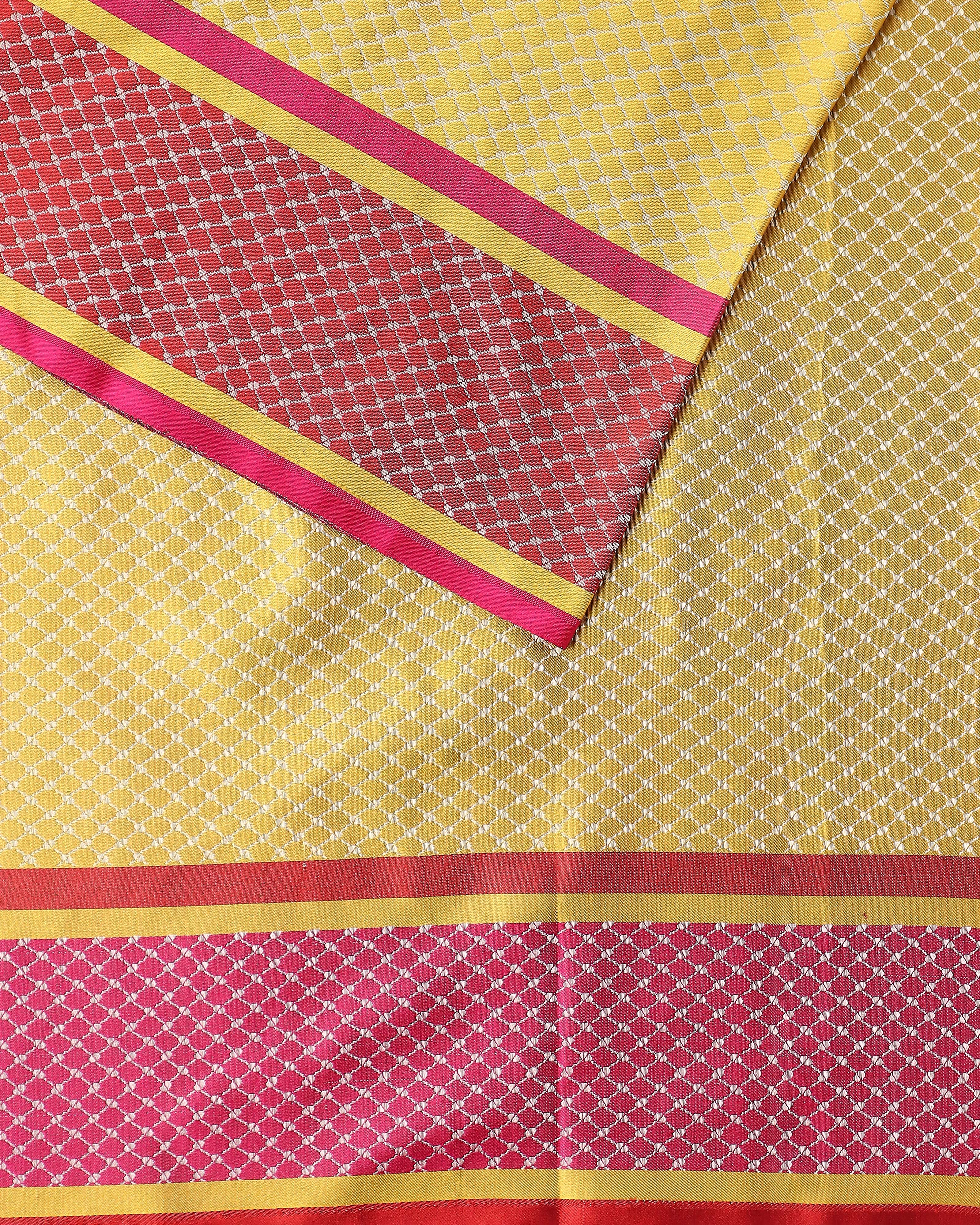 Raechal Banarasi Tanchoi Silk Saree