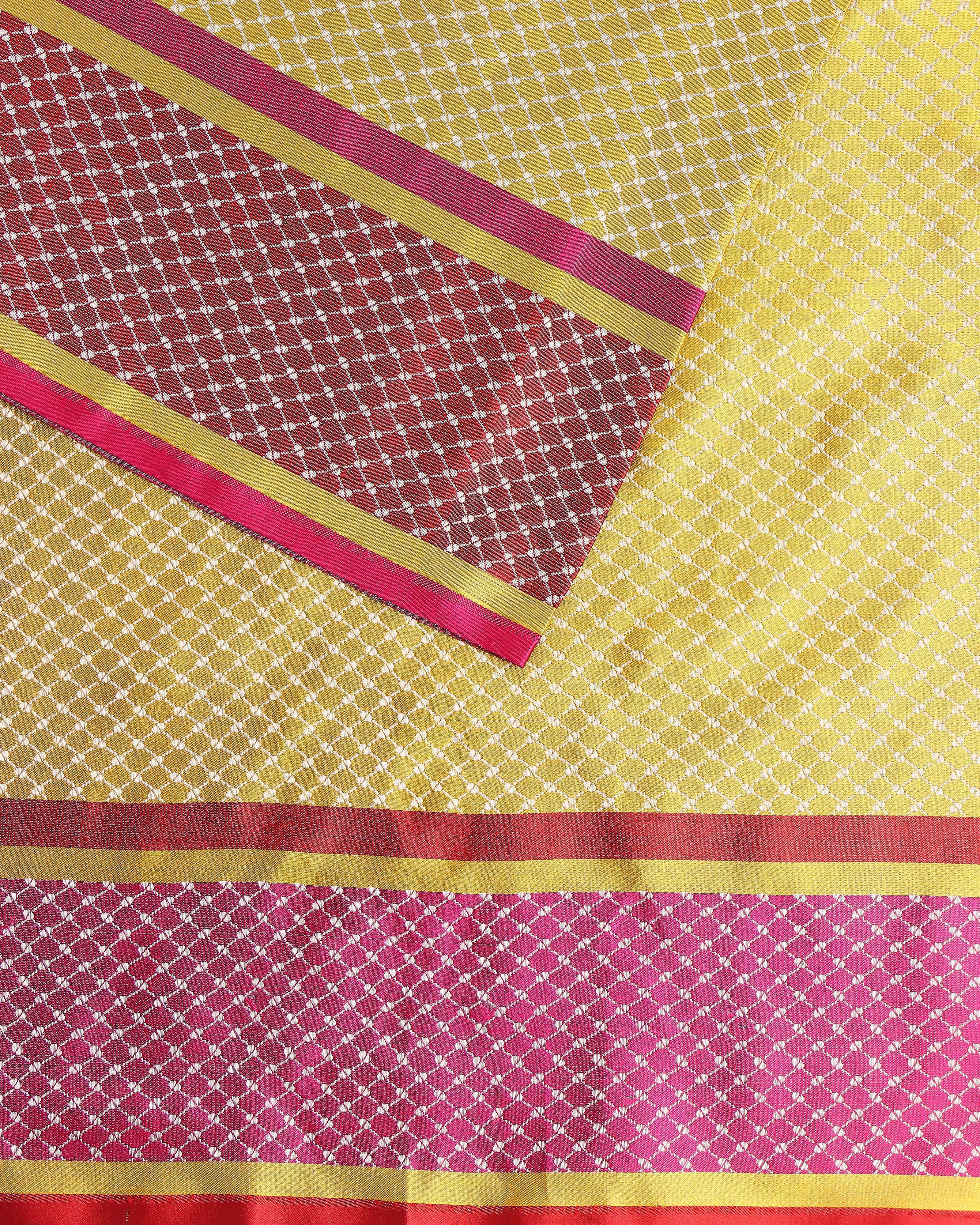 Raechal Banarasi Tanchoi Silk Saree