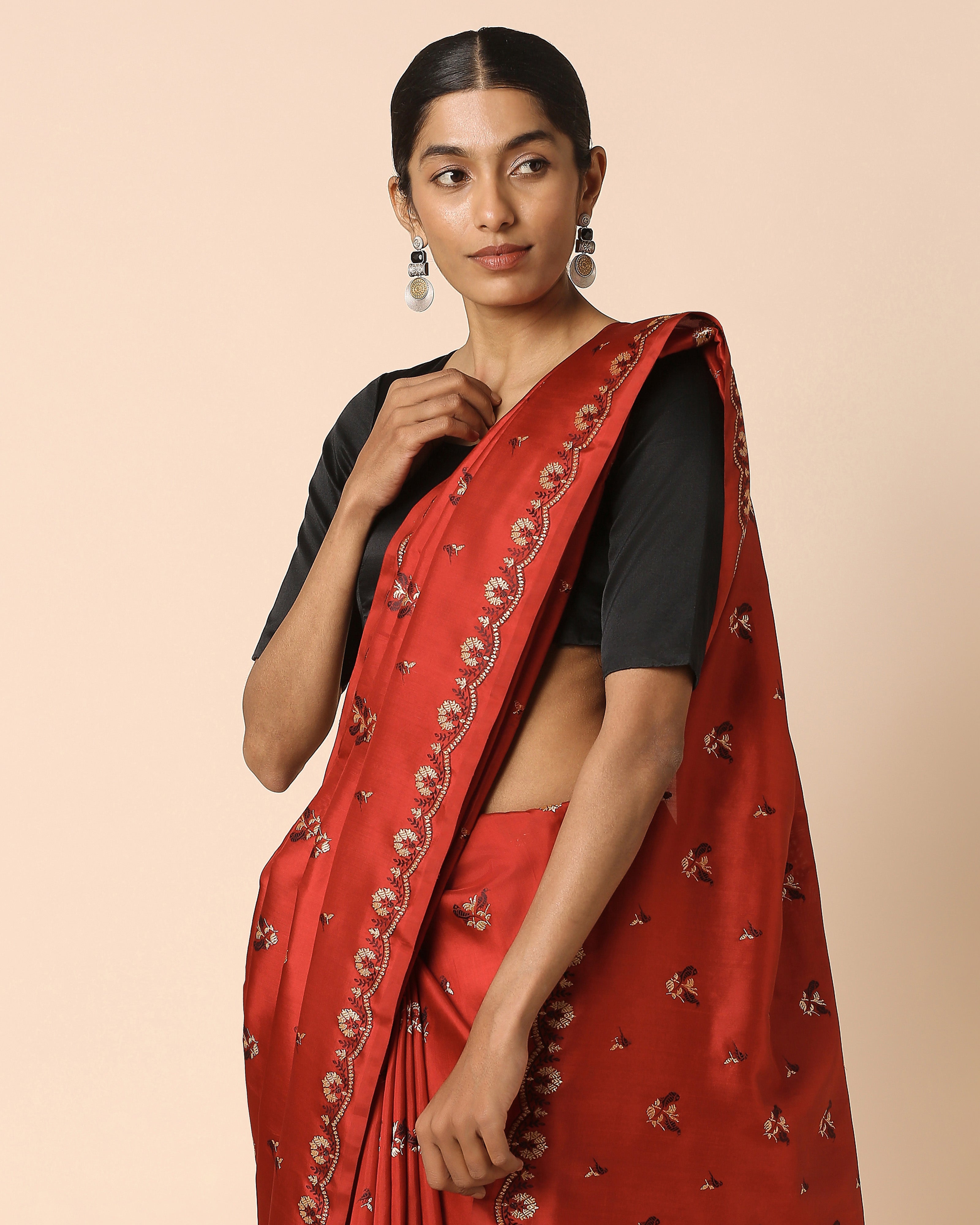 Nidhya Banarasi Kadwa Silk Saree