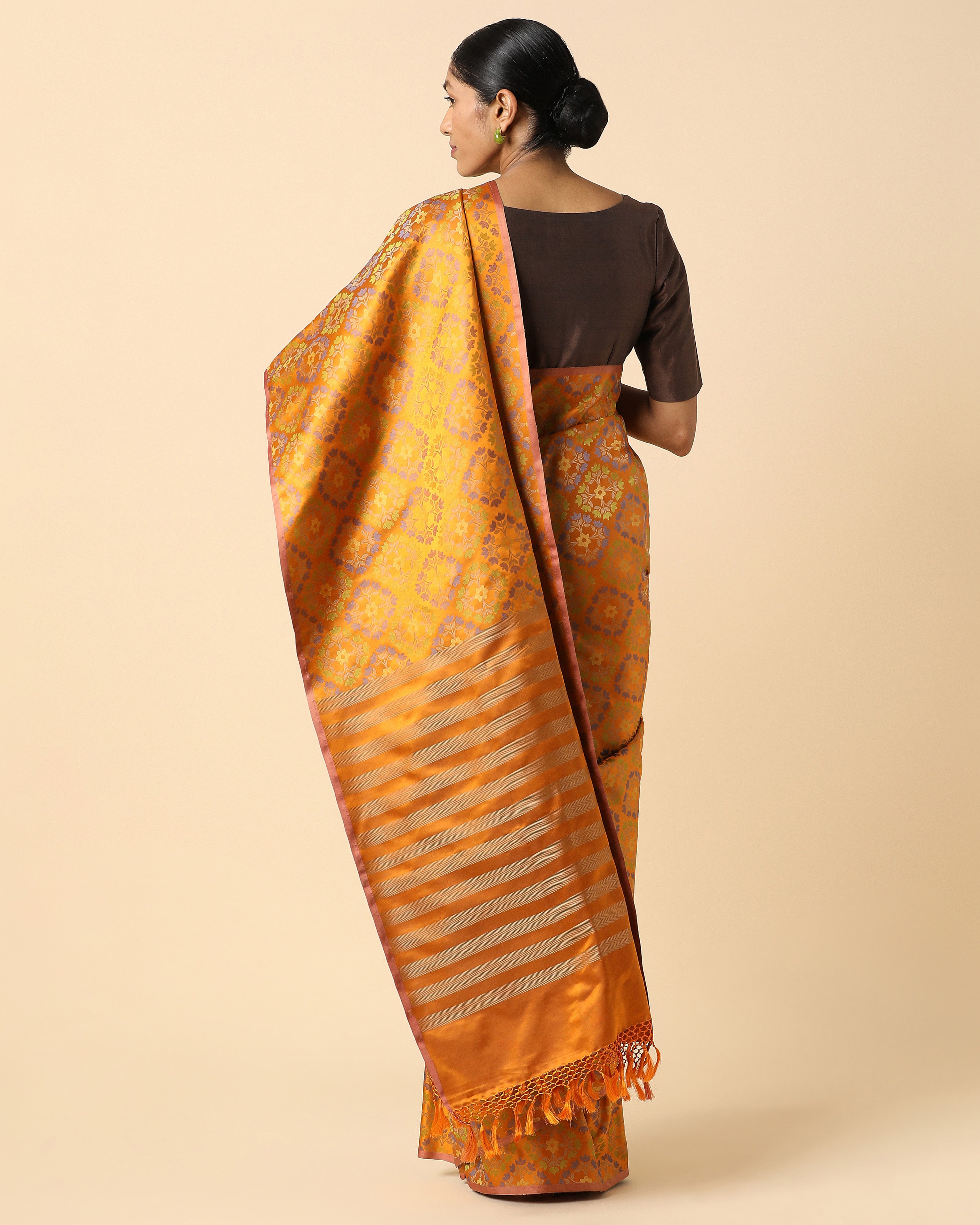Avnish Banarasi Tanchoi Silk Saree