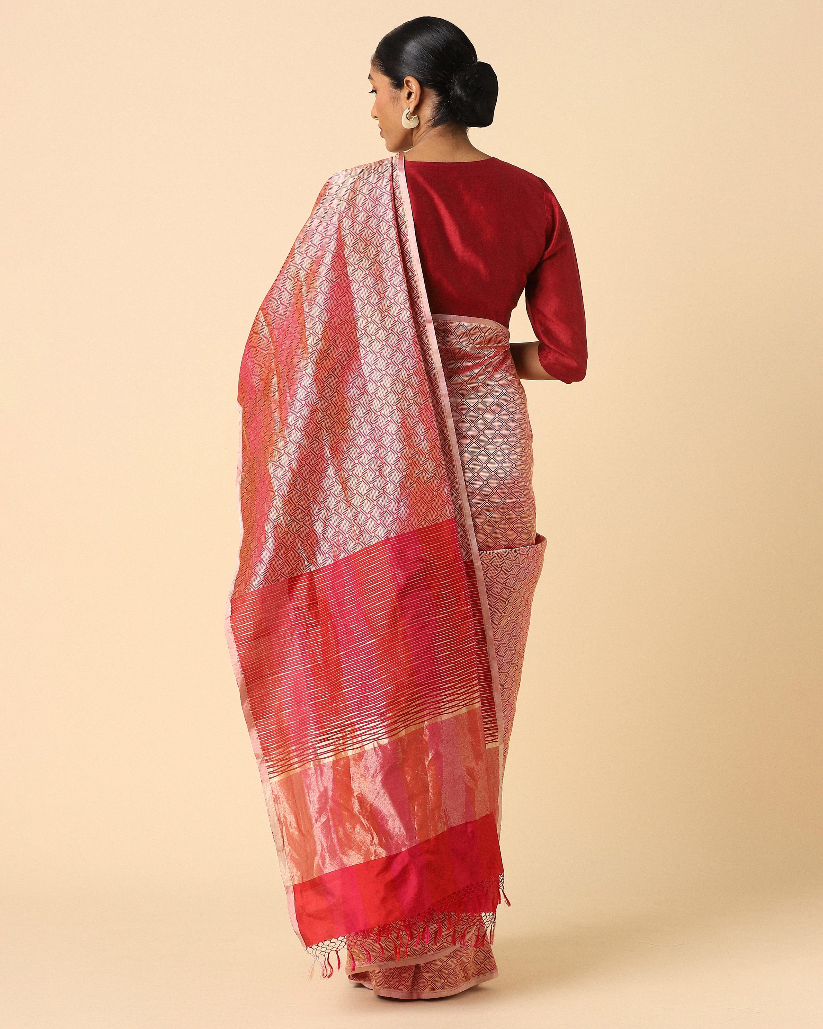 Malini Banarasi Powdi Silk Saree