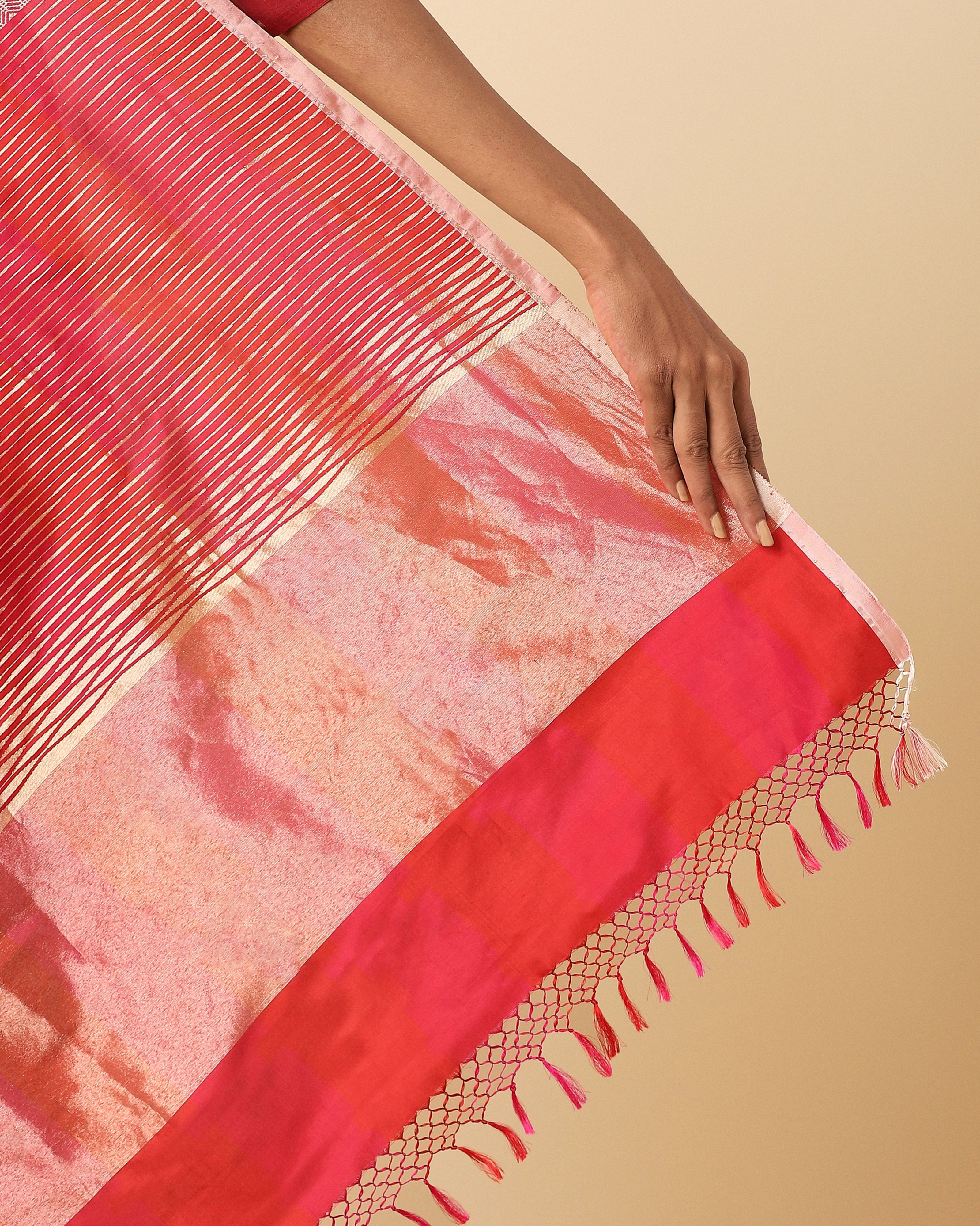 Malini Banarasi Powdi Silk Saree