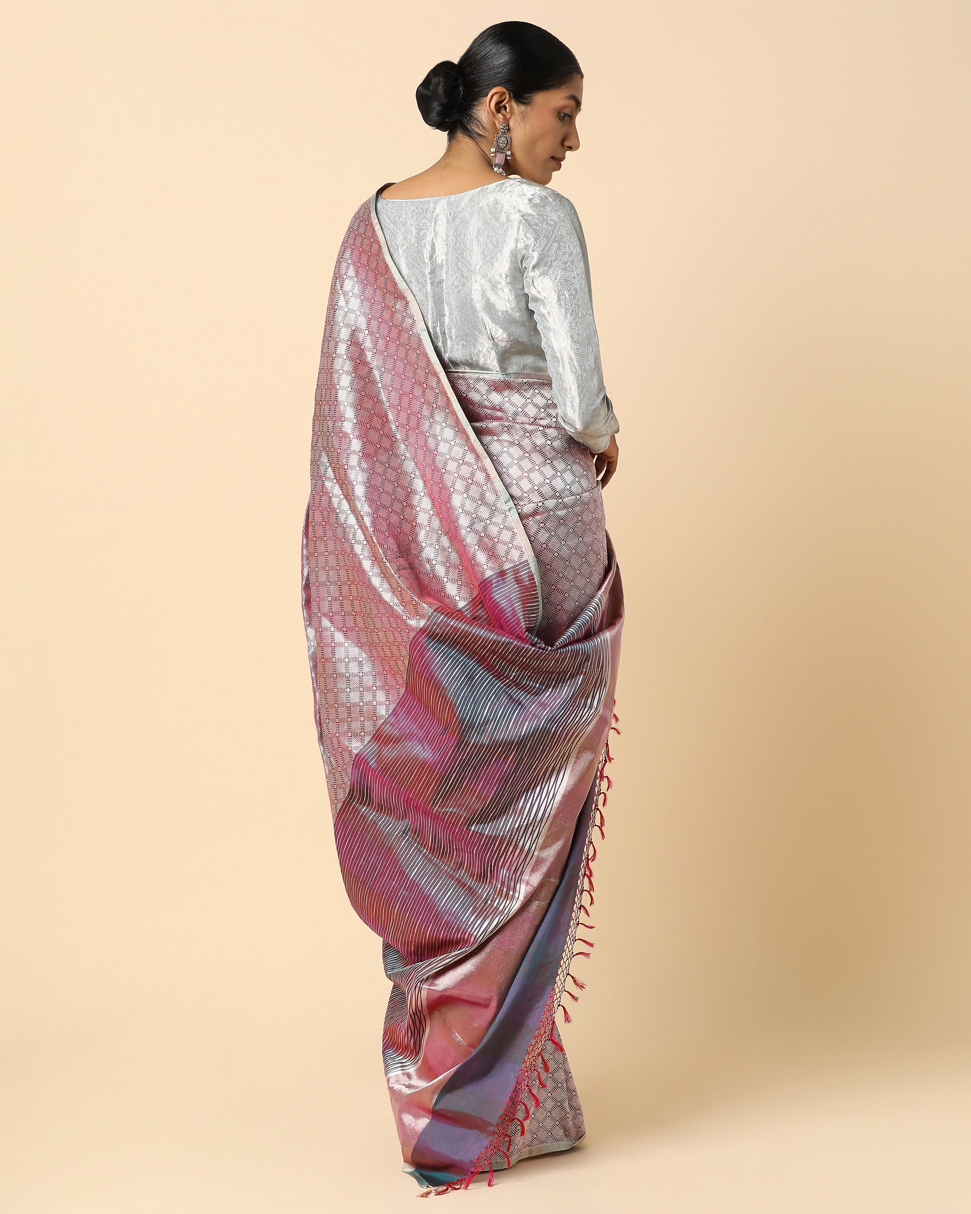 Malini Banarasi Powdi Silk Saree