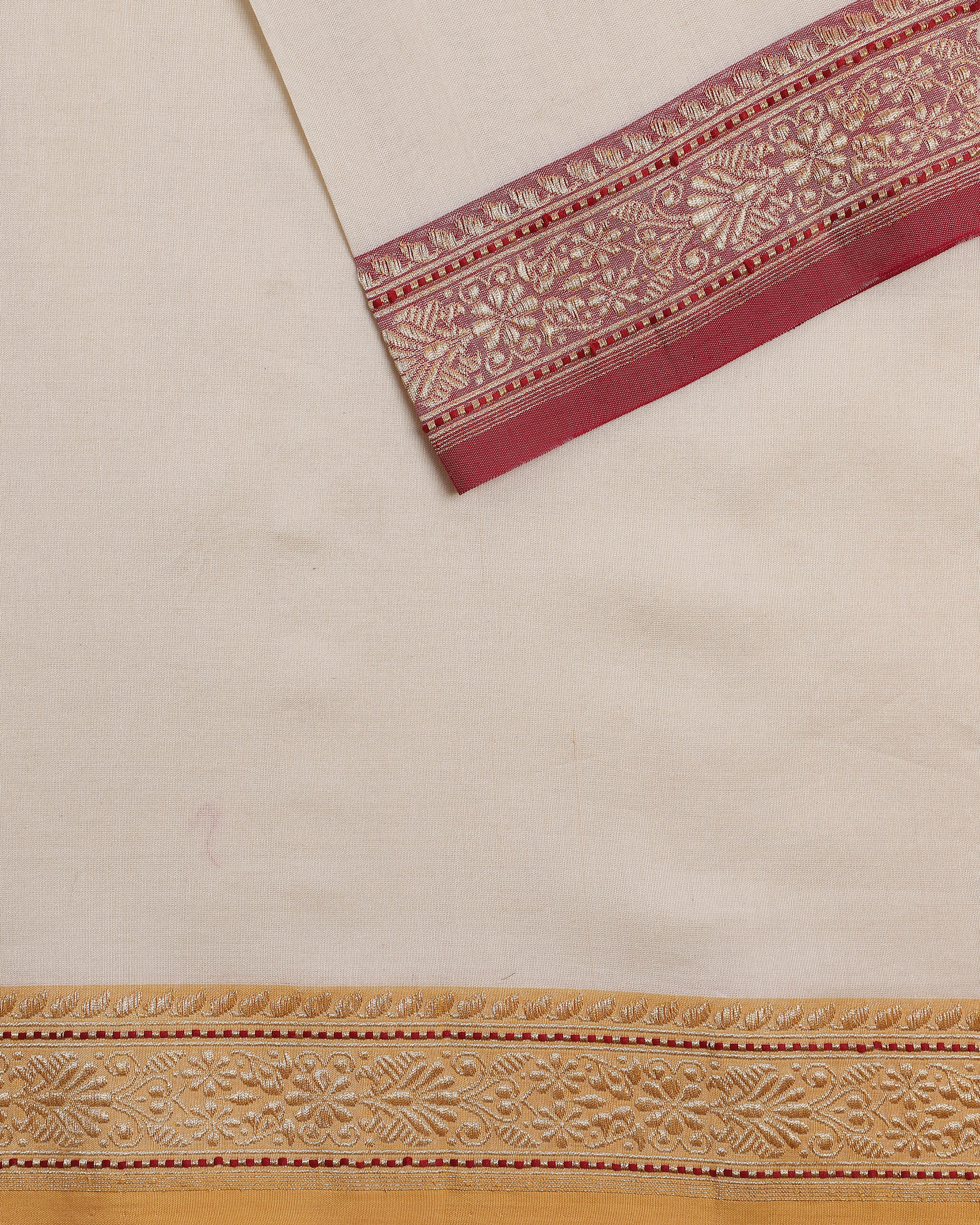 Acala Banarasi Kadwa Cotton Saree