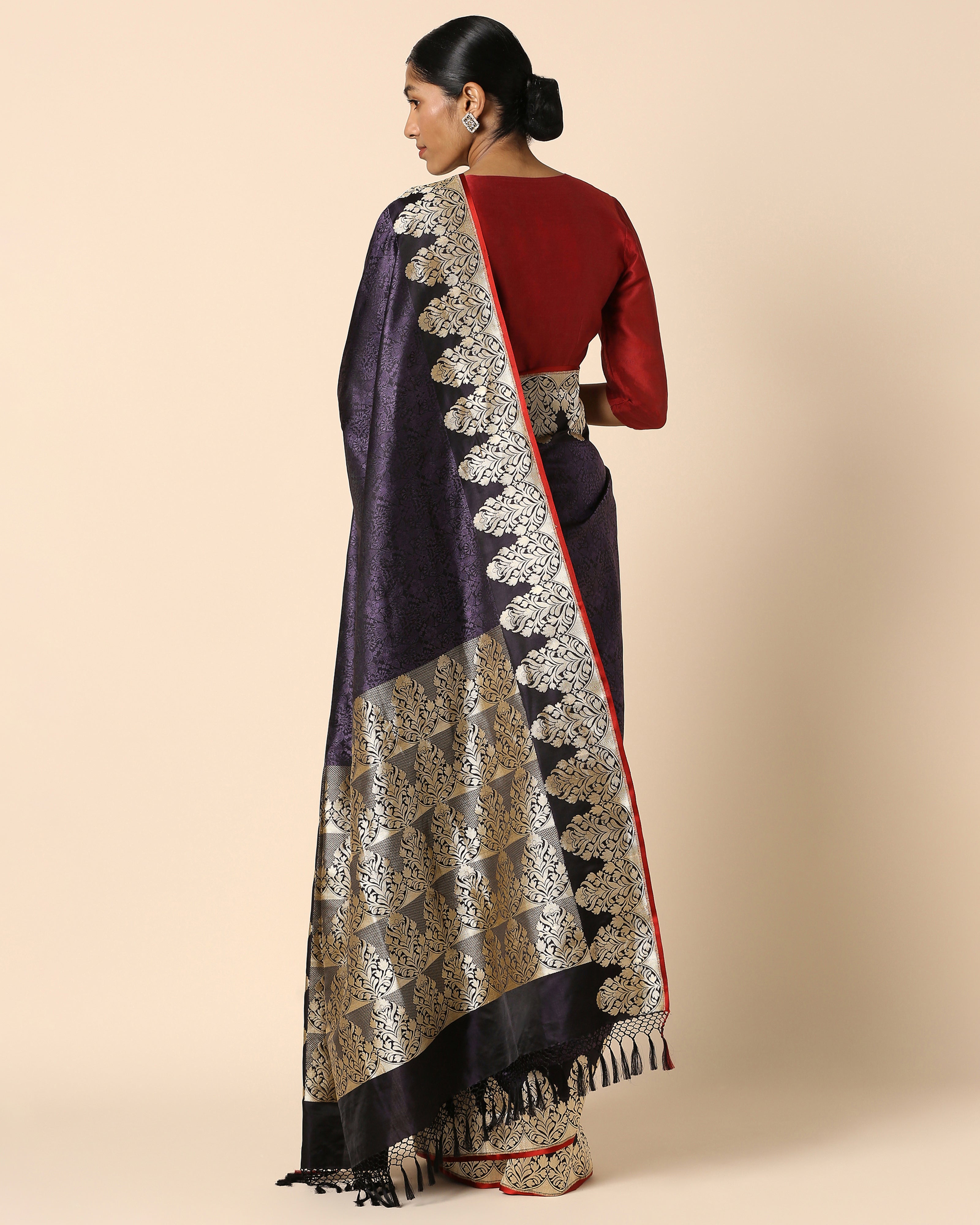 Tvarita Banarasi Tanchoi And Kadwa Silk Saree