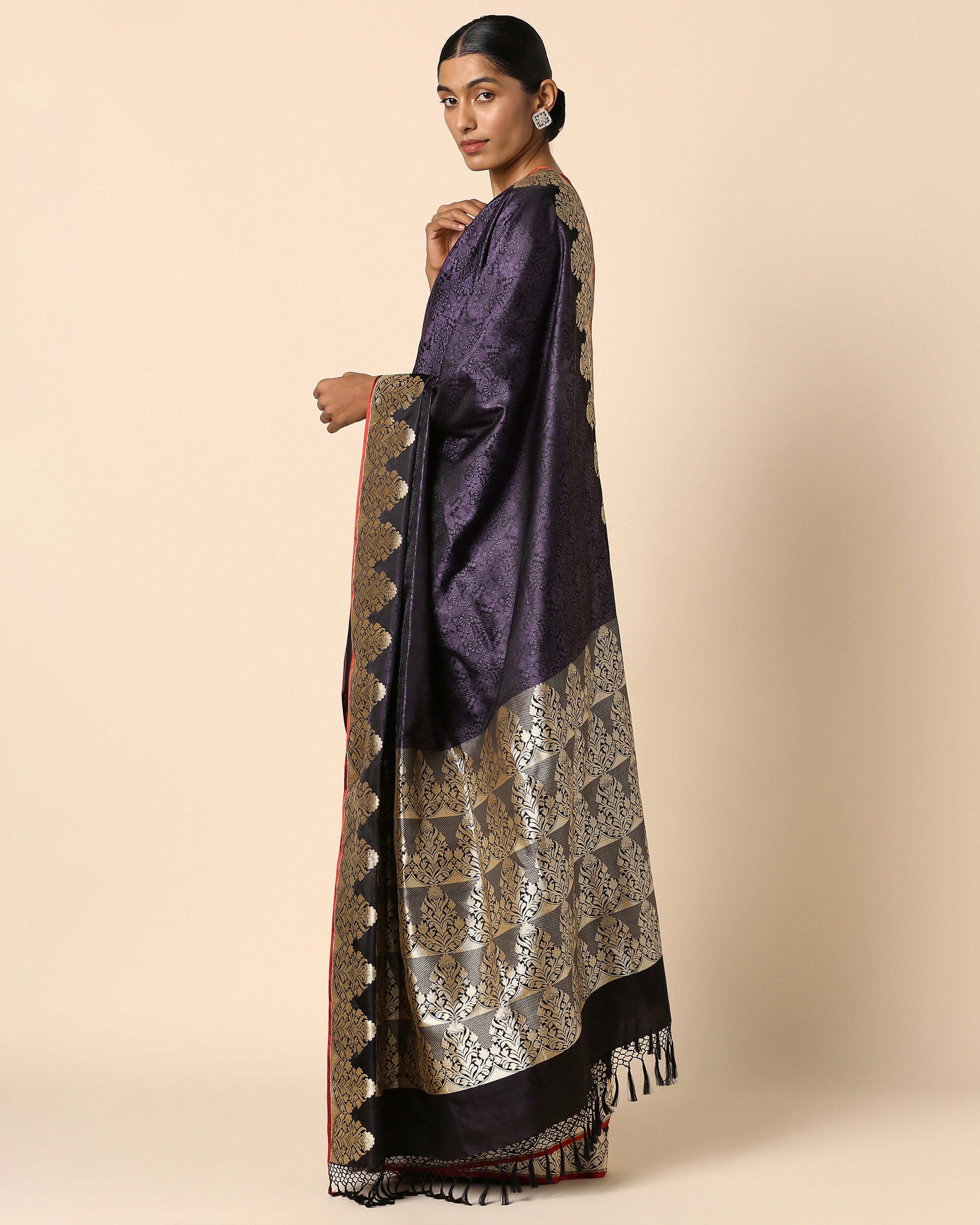 Tvarita Banarasi Tanchoi And Kadwa Silk Saree